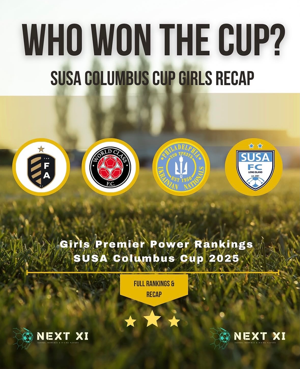 We are very honored to ranked as the top performing girls club at this years Susa Columbus cup by @the.next.xi
Well done girls!
#thefaway #girlsacademy
@girlsacademyleague