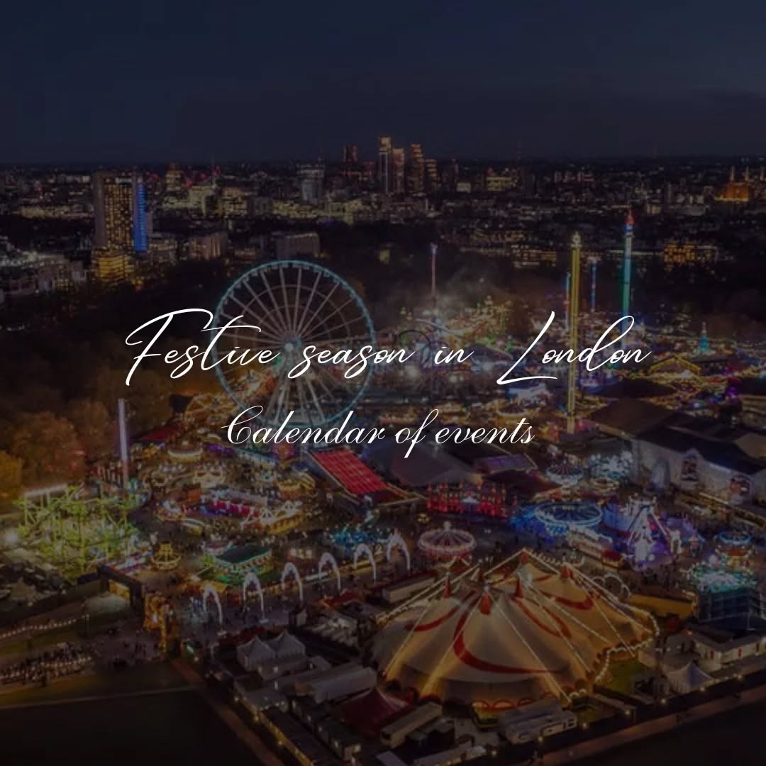 Festive season in London is a time of pure enchantment – when twinkling lights adorn every street, and the city’s grand landmarks shimmer with holiday magic
⠀
📌 Christmas at Kew | 14 Nov 2025 – 4 Jan 2026
⠀
Step into a world of winter magic at Kew Gardens as the acclaimed Christmas at Kew light trail returns. Discover spectacular new artworks and savour festive street food, sweet treats, and warming
⠀
📌 Winter Wonderland, Hyde Park | 14 Nov 2025 – 1 Jan 2026
⠀
From thrilling rides and immersive icy attractions to carnival games and enchanting shows, accompanied by a cornucopia of festive food and drink to feast on, there’s something for everyone to enjoy
𝑵𝑬𝑾 𝒇𝒐𝒓 𝟐𝟎𝟐𝟓 – Exclusive Packages
⠀
📌 Hogwarts in the Snow (Warner Bros Studio Tour) | 15 Nov 2025 – 18 January 2026
⠀
The beloved Hogwarts in the Snow returns this festive season, transforming the Great Hall into the Yule Ball from Harry Potter and the Goblet of Fire. Explore the Gryffindor common room, Forbidden Forest, and Diagon Alley, all dressed for Christmas, and see the Hogwarts castle model dusted with film-perfect snow
⠀
📌 Somerset House Ice Rink | Nov 12, 2025 – Jan 11, 2026
⠀
returns for its 25th anniversary season, inviting visitors to skate beneath a 40-foot Christmas tree, enjoy DJ-led Skate Lates, festive food at The Chalet, and new creative experiences on the ice
⠀
📌 Riverside Ice Rink at Battersea | Nov 7, 2025 – Jan 4, 2026
⠀
offers riverside skating beside an iconic landmark, with post-skate treats and views from The Glass House bar
⠀
📌 Hampton Court Palace Ice Rink | Nov 21, 2025 – Jan 4, 2026
⠀
combines royal history with winter fun, featuring live music, ice sculpting, themed cocktails, and family-friendly sessions
⠀
📌 The Covent Garden Christmas lights will be switched on at a special ceremony on Wednesday, November 12
⠀
📌 The 2025 Trafalgar Square Christmas tree's lighting ceremony is expected on Thursday, December 4, 2025, around 5:30 pm, with pre-ceremony music from 5 pm. Carol singing sessions will also be offered in the square throughout December
⠀
➡️ Get in touch with our Luxury Travel Specialists on +44 746 786 23 53 | reservations@serenitymiles.com