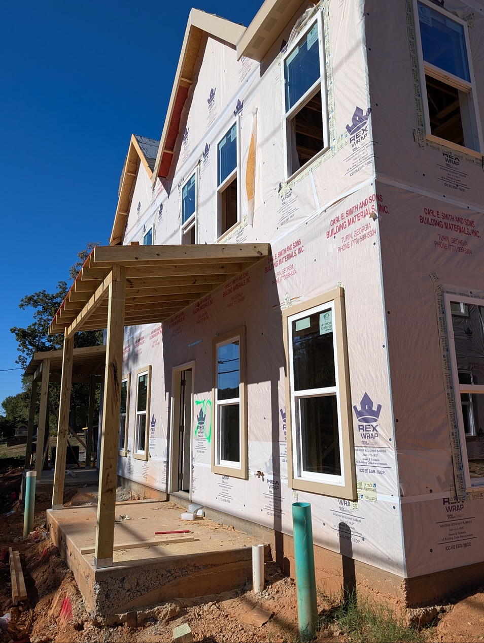 Progress is coming along at the next phase of our project, The Trust at East Lake! This will bring 6 more duplexes to the site for our client @atlanta.land.trust.