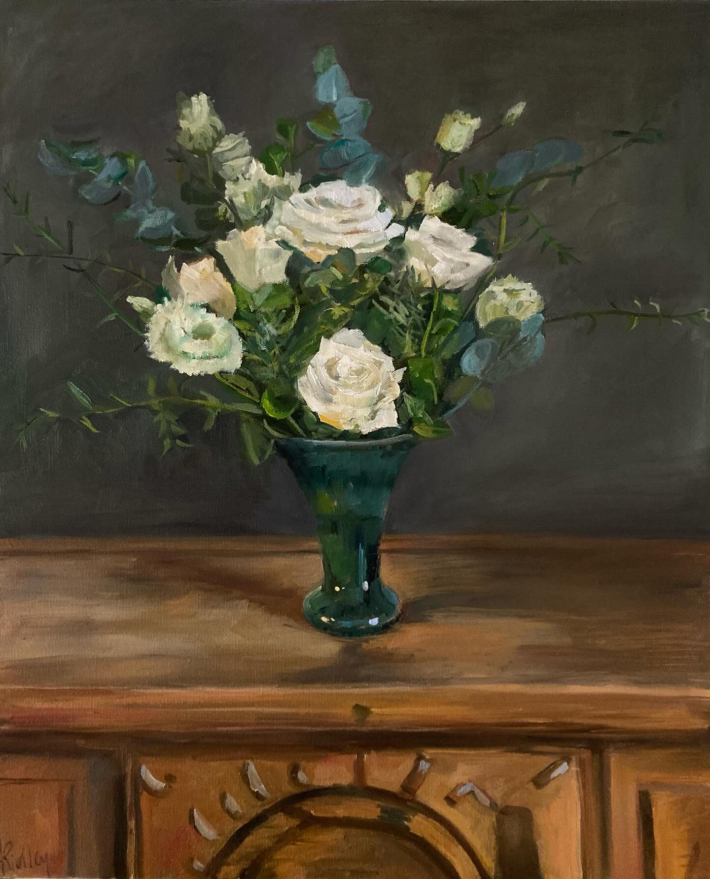 A commission I’ve been working on, which has been a joy to work on. A beautiful jade vase with a wonderful arrangement of flowers. I still have a few commission spaces left if anyone would like something for Christmas. Get in touch.
#commissions #commissionsfirst #paintingcommission #paintingcommision #paintingsforchristmas #paintingsforchristmaspresents #paintingsforchristmasgifts #suffolkartwork #suffolk #stilllife #roses