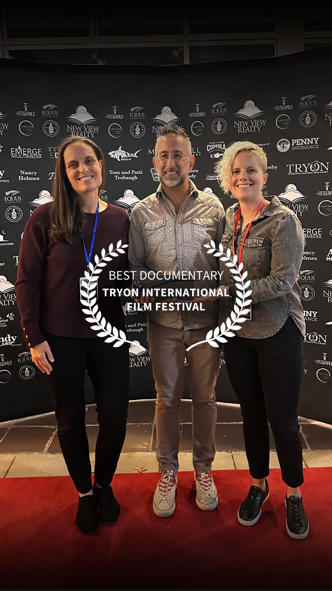 Hearing these words brought tears to our eyes 🥲
We always believed this film would resonate with those who already feel a deep connection with horses… but we hoped it would also reach those who hadn’t yet experienced that magic. This moment confirmed that Rescued Hearts isn’t just for “horse people.” Its message is touching hearts in ways we never imagined possible.
What a gift to share our film at the @tryoninternationalfilmfest — and to receive this special recognition 💫 It means so much knowing it will help the film reach more hearts.
Endless gratitude to Justine with @freereinfoundation and Jim Dreyfous, who sponsored us to attend this event and the @ladyfilmmakers film festival in person, where the film also received major recognition with the Best of Festival award. This journey is made possible by those who believe in the film and the power it holds, and we are incredibly grateful to those who are on the journey with us!
Thank you, @tryoninternationalfilmfest for being some of the kindest, most supportive people we’ve met on this path. We’re leaving with our cups refilled and our hearts reminded why this journey matters so much.
And to @jeffllieberman — a fellow filmmaker whose words moved us deeply — thank you for feeling the film in the way we prayed it would land and selecting @rescuedheartsfilm as the Best Documentary Feature 💛✨
#RescuedHeartsFilm #HealingWithHorses #HorseHumanConnection #EquineTherapy #HorsesHeal #FilmFestival #AwardWinningFilm #HeartCentered #StoriesThatHeal #FreeReinFoundation #Gratitude #LiveWildFilms #IndependentFilm #InspiredByLove #NorthCarolina #TryonInternationalFilmFestival