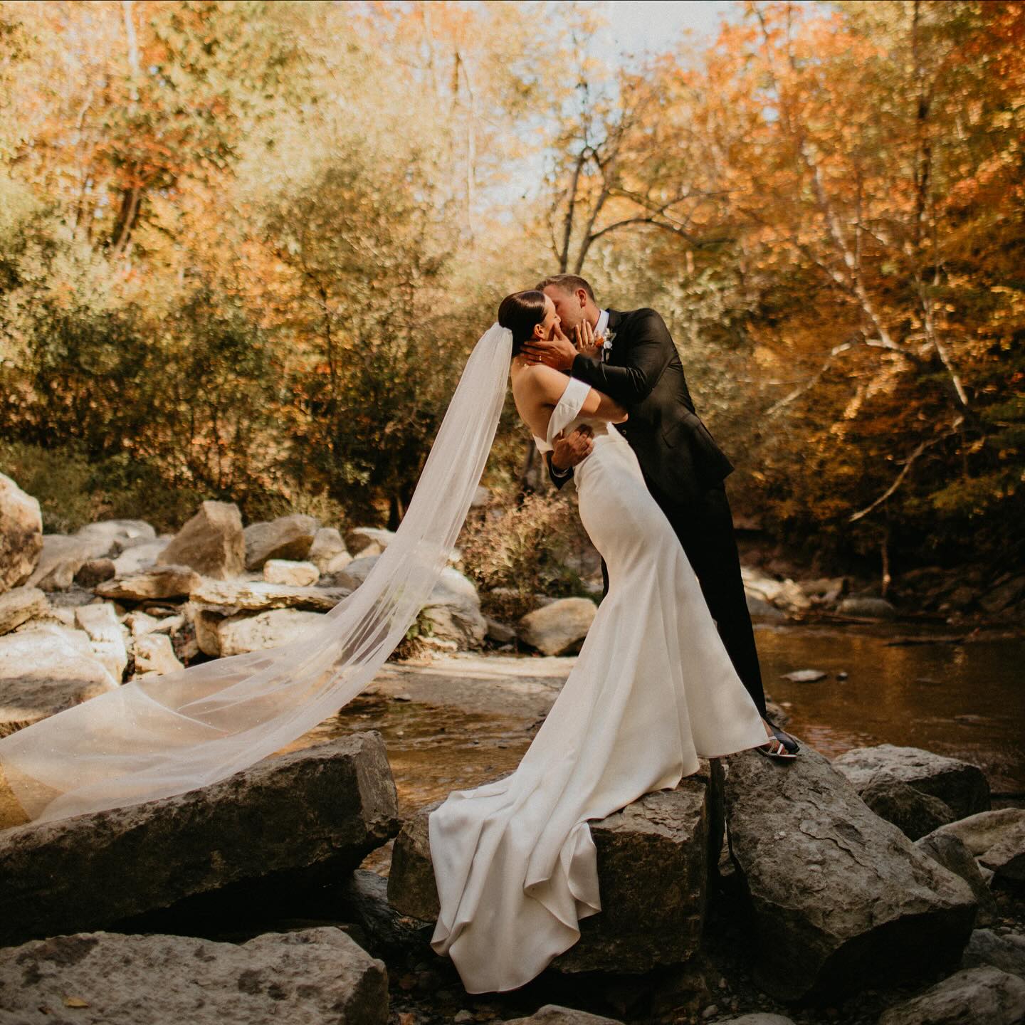 Happy anniversary to these two, still not over this autumn scene