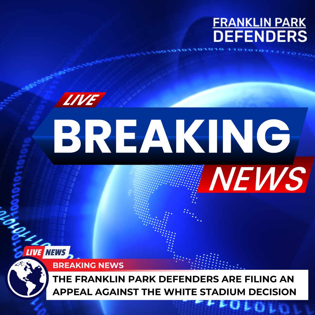 📣 We’re Appealing the White Stadium Decision
The Franklin Park Defenders are taking our fight to the next level. The April court decision ignored fundamental protections that all public land in Massachusetts depends on.
Here’s why we’re appealing:
⚖️ The plan threatens constitutionally protected parkland
🍺 Serving alcohol in a school facility is illegal
📜 Violates the public trust that owns White Stadium
Beyond the courts, this fight is about our kids, our neighborhoods, and our right to green space. A private stadium in Franklin Park means:
❌ Loss of community access
❌ $175M in taxpayer costs
❌ More traffic, pollution, and displacement
🌳 Franklin Park belongs to the people, not private investors. There is still time for a better solution—a fully public White Stadium that uplifts Boston’s youth and protects our community.
✊ Join us. Defend Franklin Park.
#SaveFranklinPark #WhiteStadium #Boston #TheresStillTime