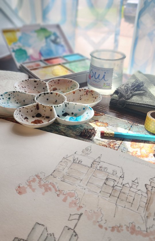 Love painting medieval and middle ages castles because I've missed them!
I will contribute next week 🥰