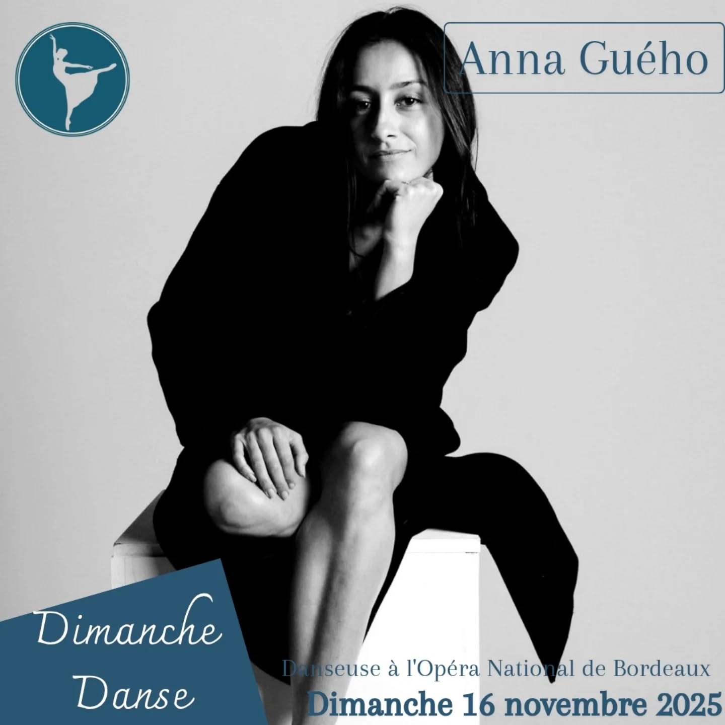 ✨Nous avons le plaisir de vous annoncer notre Dimanche Danse du mois de novembre prochain!
🩰 Nous sommes heureux d'accueillir la magnifique Anna Guého, Danseuse de l'Opéra National de Bordeaux!
Une merveilleuse matinée de danse!
Le Dimanche 16 novembre 2025
10h-11h30 niveau moyen
11h45-13h15 niveau avancé
✨Un événement à ne pas manquer!
Nous sommes impatients de partager cette expérience artistique avec vous!
✍️Inscriptions sur notre page HelloAsso (lien en bio)
🩰Attention le nombre de places est toujours limité!
A très bientôt!
Dansons!
Merci Anna Gueho! 💕 @annafrancoisee
@marie_girard_inspiration_mg
#eysinesmaville
#eysines
#eysinesculture #bordeaux #bordeauxmaville #bordeauxmetropole #Blanquefort #saintmedardenjalles #bruges #lehaillan #lebouscat #bassindarcachon #arcachon #audengemaville #audenge #merignacmaville #merignac #danse #lacinquiemearabesque #ballettodanceshop #dimanchedanse #stagededanseclassique #danseuses #danseurs #ballet