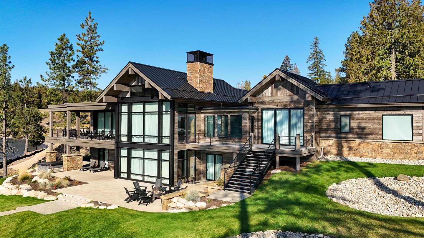 We shared the inside of the Stillwater Home a couple of months ago — now it’s time to step outside 🌿
Designed by @bodenarchitecture and built by our team, this North Idaho retreat was crafted for generations to gather. Built into the hillside, the home naturally blends with its surroundings while capturing those lake views we can’t get enough of.
✨ See more exterior photos on our website — link in bio!
#RameyConstruction #StillwaterHome #NorthIdahoBuilder #CustomHomeDesign #ModernMountainHome #LakeHouseDesign #BodenArchitecture #NorthIdahoLiving #LuxuryHomeBuilder #DesignBuild #BuildingDreams