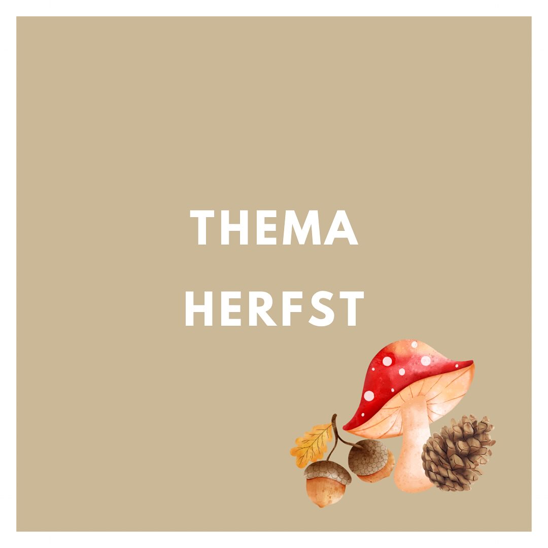 Het is herfst! π
De blaadjes vallen van de bomen,
de eekhoorntjes zoeken nootjes,
en in het bos groeien paddenstoelen! π
Trek je laarzen aan,
we gaan lekker stampen in de plassen!