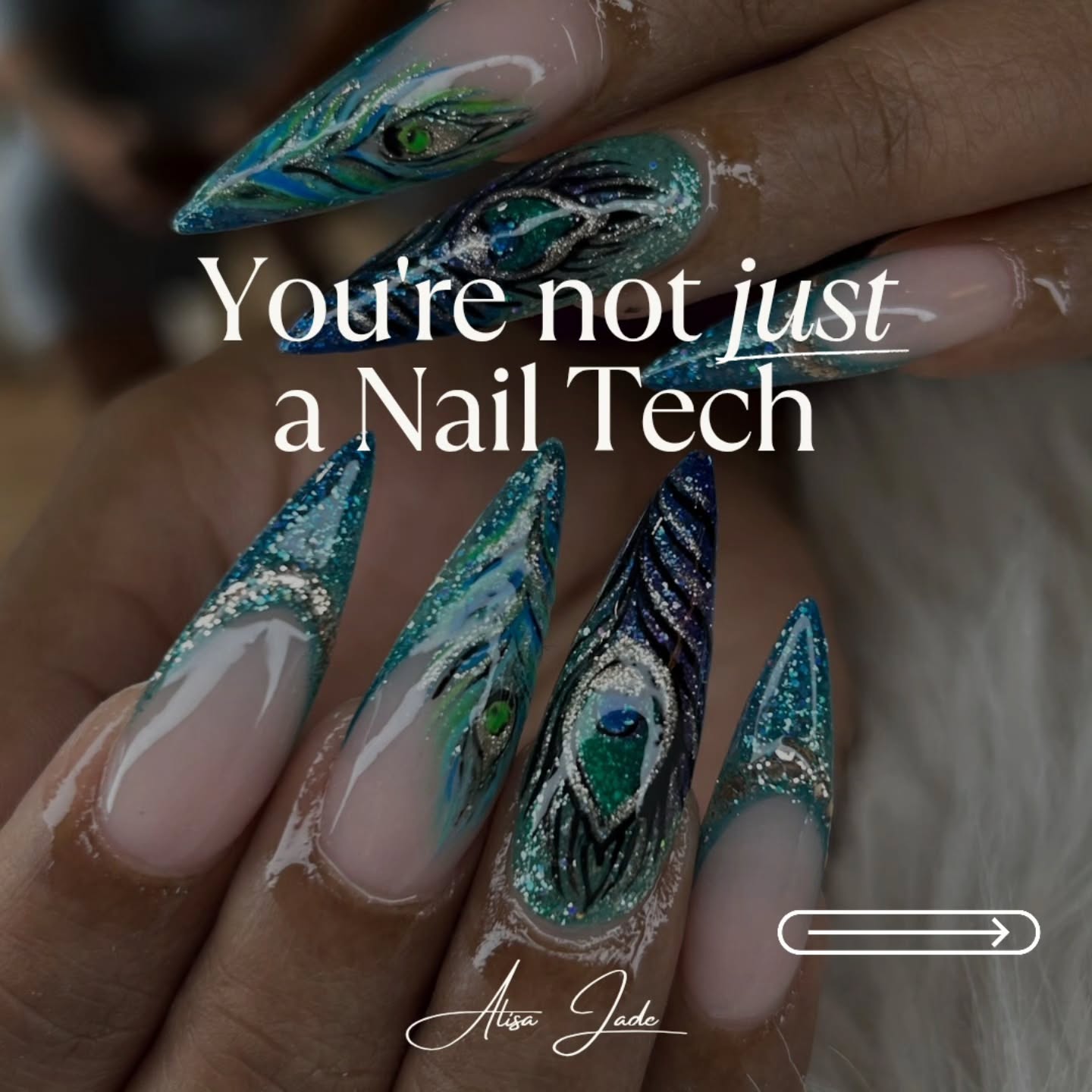 🥹 They say, “It’s just nails.”
They don’t see the late nights, the back pain, the long days balancing work, life, kids and clients.They don’t see the science behind the art, the training, the hygiene, the safety, the skill.
They don’t see the therapist, the marketer, the content creator, the cleaner, the accountant, the dreamer, the teacher, the learner...
Yes, I build nails, but also
I build confidence
I build my brand
I build my future
So no — I’m not just a nail tech.
I’m the brand. The boss. The artist.
The woman who made a living out of making others feel good 💅✨
#NotJustANailTech #BeautyBossEnergy #AlisaJade #RespectTheCraft #WomenInBusiness #NailTechLife #BeautyIndustry #SmallBusinessBoss #NailConfidence #nailsempower