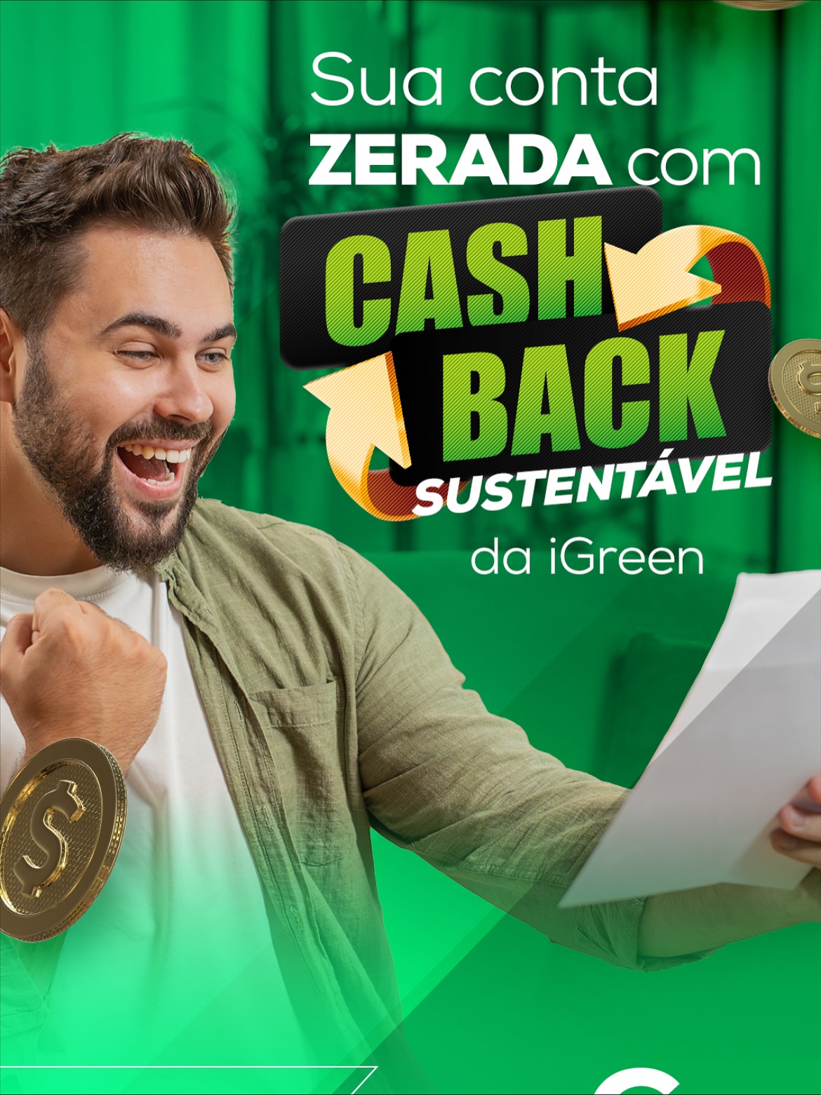 Já pensou ZERAR sua conta de energia? Com a iGreen é possível! Cada amigo que você indica gera mais desconto pra você, podendo zerar seu consumo mensal, além dos seus amigos também economizarem todos os meses na conta deles!
#igreen #energiasolar #sustentabilidade #desconto