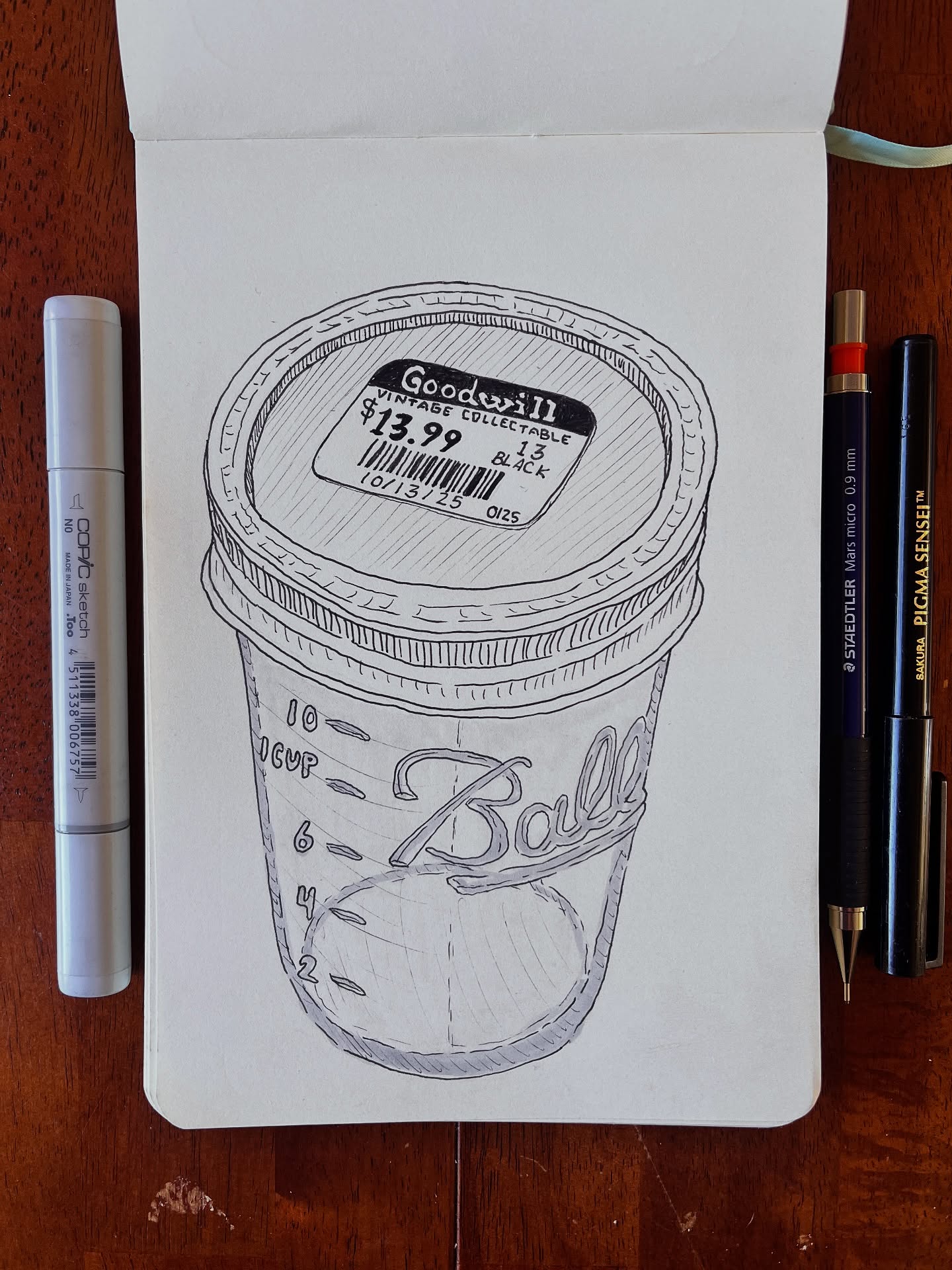 Prompt- “THRIFTED” - goodwill has these amazing vintage jars for sale for amazing prices these days. Thought I’d share in case you all wanted to buy one.
#drawfordays @stickersfordaysllc #draw #joke #inkdrawing #art