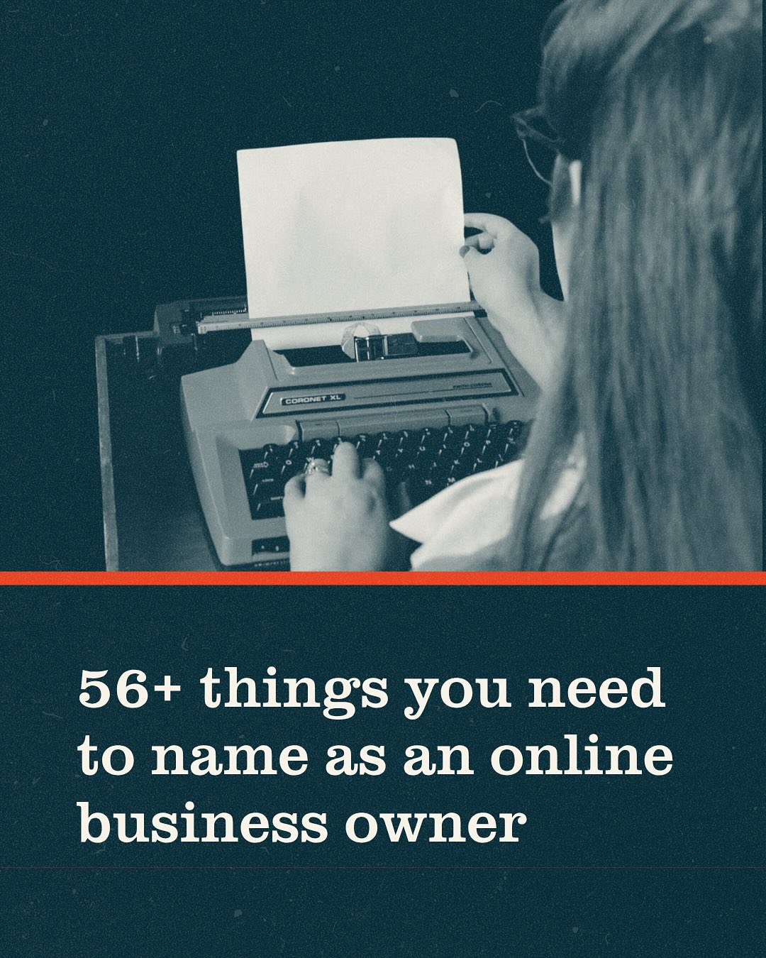 I wish I could see your face right now when I break it to you that you will always have things in your business that need naming.