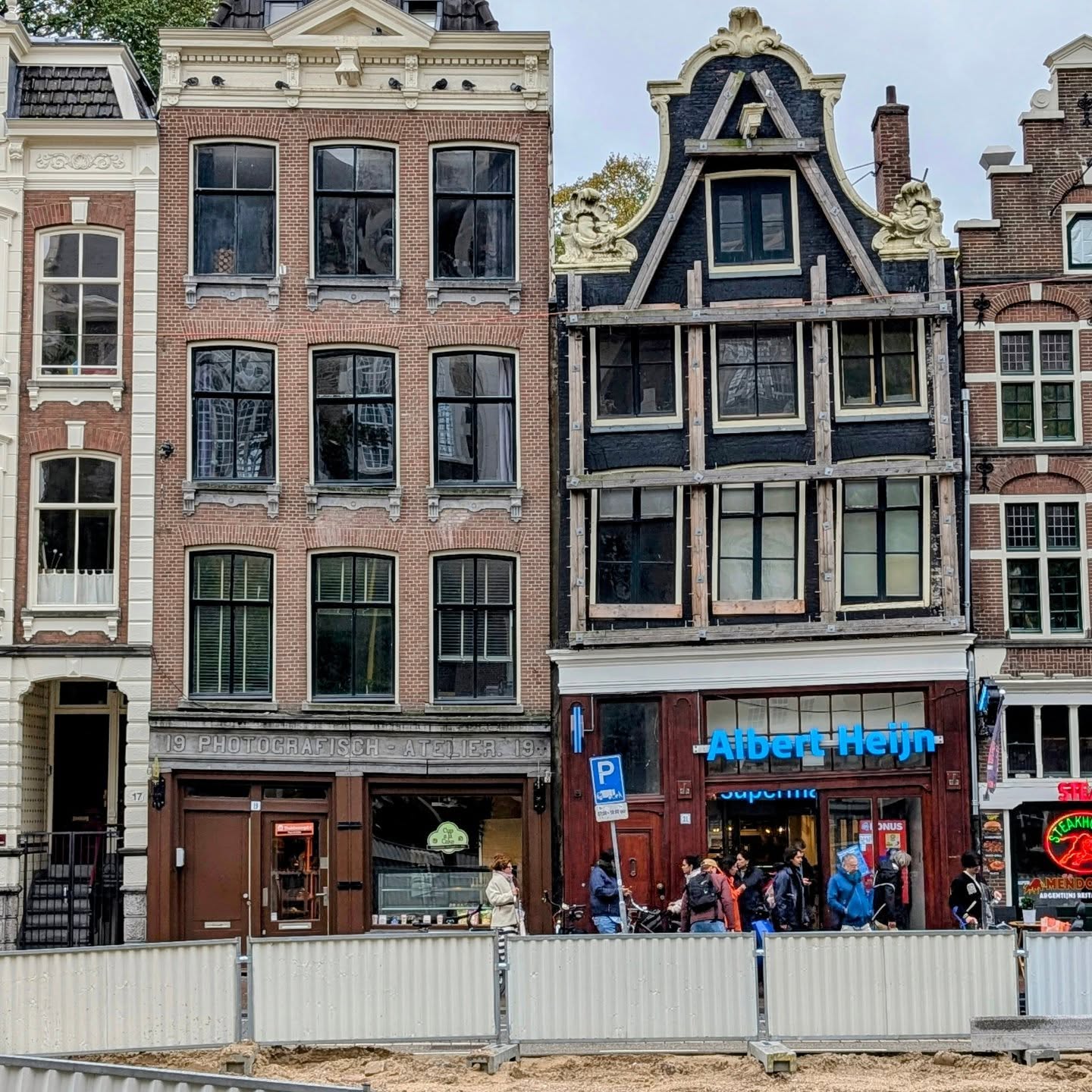Saggy buildings in Amsterdam!