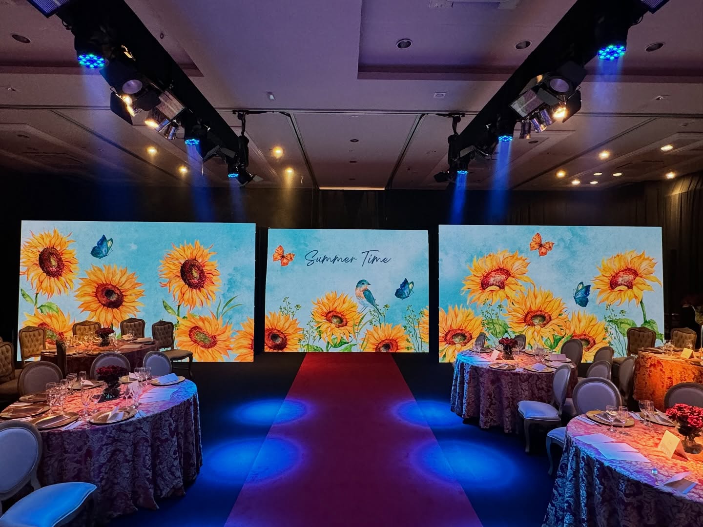 Som, luz, led para desfile em Foz do Iguaçu.