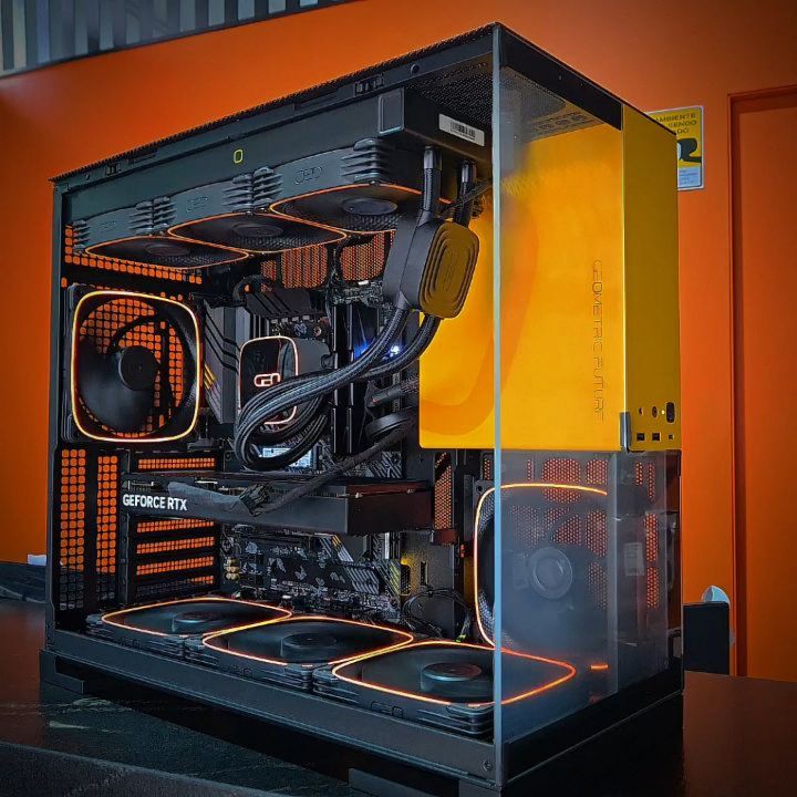 Máquina pronta entrega!
🧡 PODER ABSOLUTO PARA JOGAR E CRIAR!
Essa máquina foi montada para quem exige desempenho extremo e visual imponente!
⚙️ Especificações:
💻 Ryzen 7 5700X – 8 núcleos / 16 threads / até 4.6GHz
❄️ Water Cooler Geometric Eskimo 36 RGB
🧠 32GB RAM DDR4 3200MHz
⚡ SSD Kingston NVMe 1TB
🎮 RTX 5060 Ti 16GB GAINWARD
🔋 Fonte 750W 80 Plus Full Range
🖤 Gabinete Geometric Model 5 Preto e Amarelo com 5 Fans RGB
💿 Windows 11 + Drivers instalados e configurados
🔥 Ideal para:
Edição de vídeo, modelagem 3D, jogos em alta performance e projetos exigentes!
💥 Pronta entrega e montagem garantida pela Única Computadores.
📦 Entrega local | 💬 Chame no direct e peça o seu orçamento!