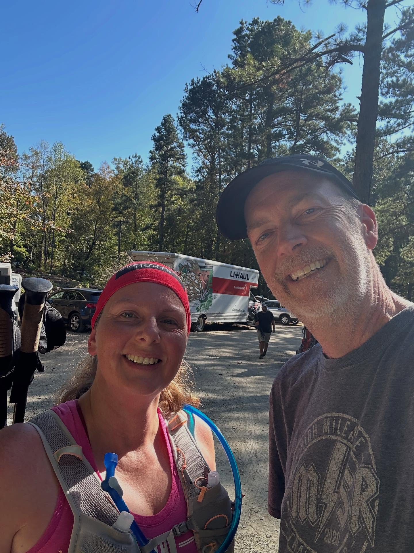 I may not be able to run right now, but I can get out and support one of my incredible athletes that I have had the good fortune to be coaching for a while.
Kelly is tough as nails and is currently in the gauntlet of the @uwharrie100trailrun 100k. If you know anything about Uwharrie, then you know how unrelenting it is. So why is she smiling 20 miles in? Because she has No Fear and that’s what makes her take on these kinds of races.
Let’s go!
#uwharrie100k #ultrarunner #runcoach