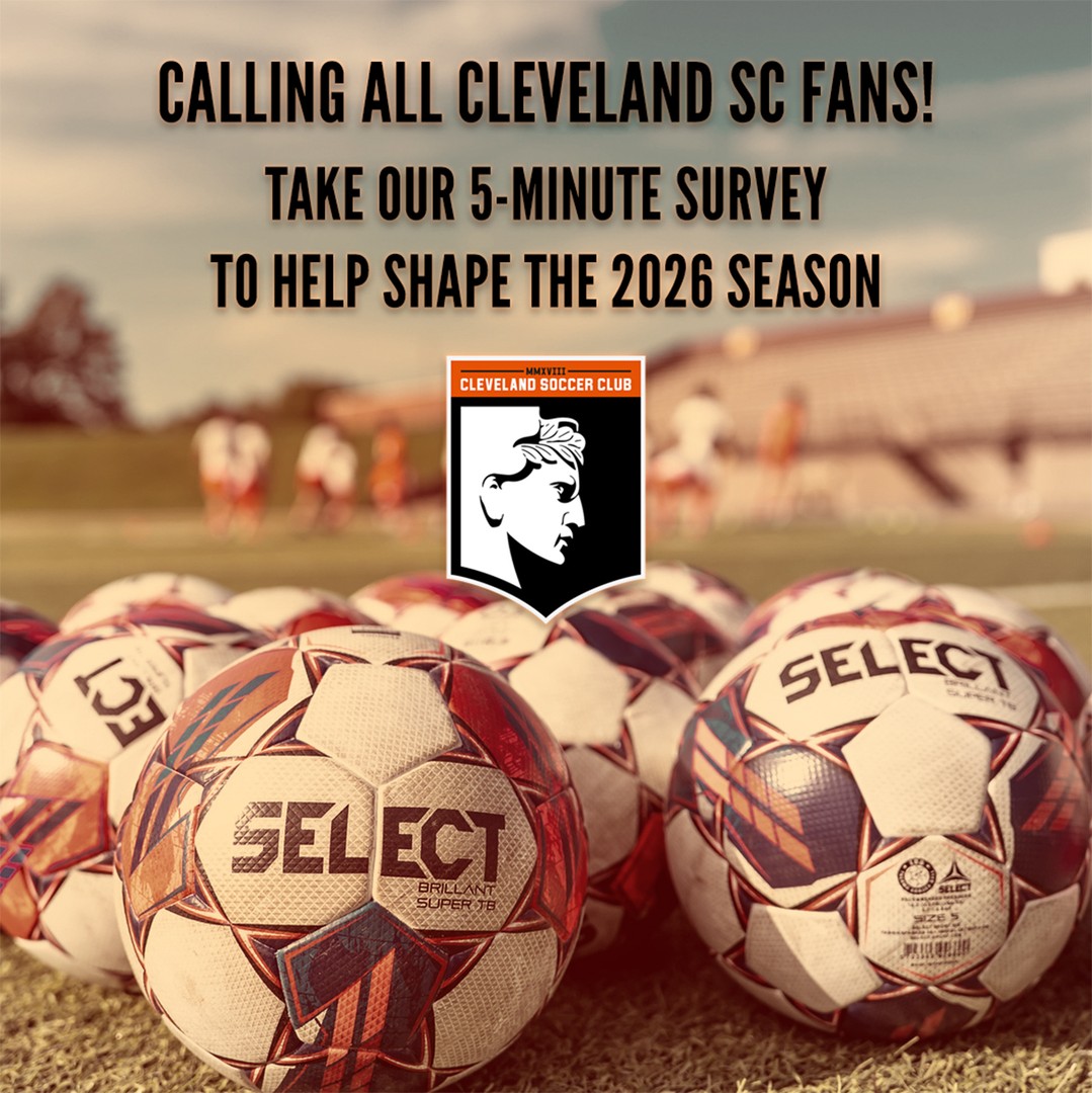 We’re getting ready for the 2026 season, and we want to hear from you.
Take our quick fan survey and tell us what hit, what missed, and what you want to see next year.
Your voice helps build this club.
#WeAreCLE
🔗 Visit our profile for the survey link