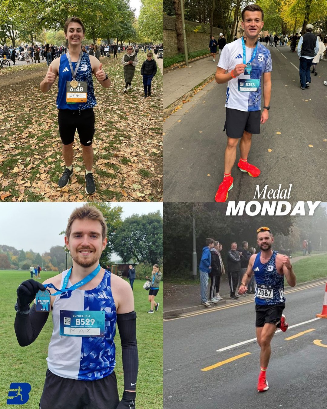 ๐
Best Athletics Medal Monday โ Race Results! ๐
A HUGE weekend for the team ๐ Smashing performances, cracking racing, PBs and big achievements ๐๐ฝ
Chicago round up coming later ๐ฅ๐บ๐ธ
๐โโ๏ธ Melbourne Marathon
Dan Barratt 2:53:56
Aidan Dillon 2:47
๐๏ธ Mallo Marathon
Matt Mertz 4:44
๐ Bath to Bristol 25K
Daisy Gilfedder 1:47
๐ Royal Parks Half
Joel Hamilton 1:49:23
Jamesy Buhl 1:22:03
Kate Lamont 1:36
Siobhan Burne 1:31:18
Nia Davies 1:31:40
Sam Barratt 1:37:49
Calum Grubb 1:38:59
Bianca Grotepass 1:48:20
๐ Oxford Half
Max Griggs 1:25:31
Lee McIntosh 1:40:39
Alex Bailey 87:37
Sarunas Kudzinskas 2:18 (pacing)
๐๏ธ Regents Park 10K
Gary Ireland 50:20
Emma Cain 47:32
๐
Manchester Half
George (Pacing) 1:55
๐ Great Eastern Half
Sam Batten 1:21:58
๐ณ Richmond Park HM
Somayeh Tosi 2:45
๐ฎ๐ณ Vedanta Delhi Half
Gagan Kumar 1:26:28
๐๏ธ Bristol 10K
Lindsey Wiggins 47:51
๐ Wirral 10K
Jon Lambert 37:39
๐ Bournemouth
Half: Harvey 1:26:15
10K: Luke McKenzie 34:50
5K: Jacy 24:02
๐จ๐ญ Halewilerseelauf 5K
Daniel Hulme 17:41
๐ฒ Surrey League XC
Nick Bester 25:07
Amie Walker 22:51
โข
๐ฅ Amazing performances from all our Best Athletics athletes โ medals, PBs, and incredible efforts all around! Keep smashing it team! ๐ช๐โโ๏ธ๐โโ๏ธ
โข
โข
โข
#running #marathon #halfmarathon #10k #5k #crosscountry #racing #pb #athletics #runhappy #runspiration #medalmonday #bestathletes #runnersofinstagram