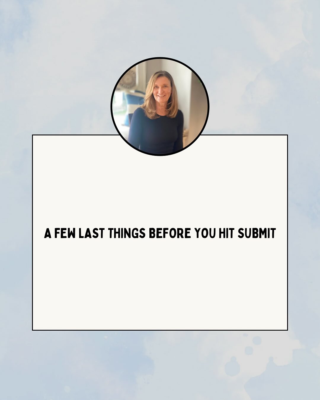 It's crunch time! Avoid derailing your early applications with careless errors - here are some last-ditch tips to keep you on track