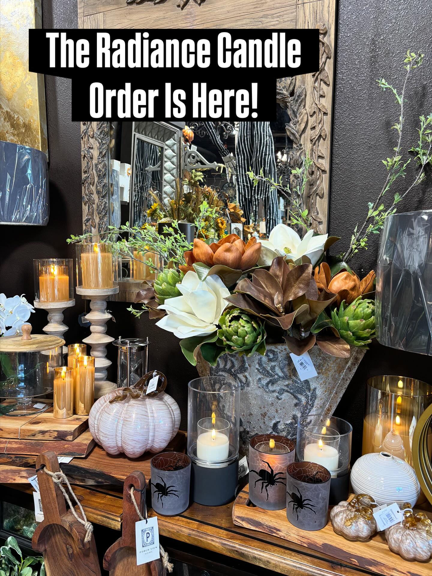 Candles are here! They look so real, have a 6 hour timer, and use AA battries. Hurry while supply’s last. #radiancecandles , #candles , #thelightgarden