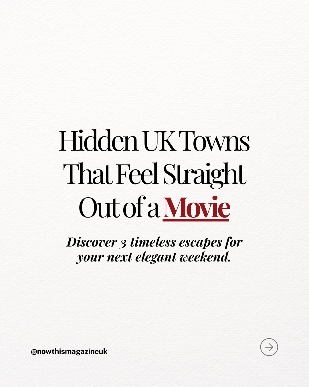 Hidden UK towns that feel straight out of a movie 🎬🇬🇧
From cobblestone streets and antique shops to colourful coastal escapes, these timeless spots are pure cinematic magic. 🌿🍂
📍 Rye, East Sussex
📍 Castle Combe, Cotswolds
📍 Portmeirion, Wales
Which one’s on your bucket list? 💫
#HiddenGemsUK #VisitBritain #CotswoldsCharm #TravelUK #BritishGetaway #RyeEastSussex #CastleCombe #Portmeirion #UKStaycation #WanderlustUK #TravelInspo #MovieSetVibes #WeekendEscape #NowThisMagazineUK #BeautifulDestinations #explorebritain
