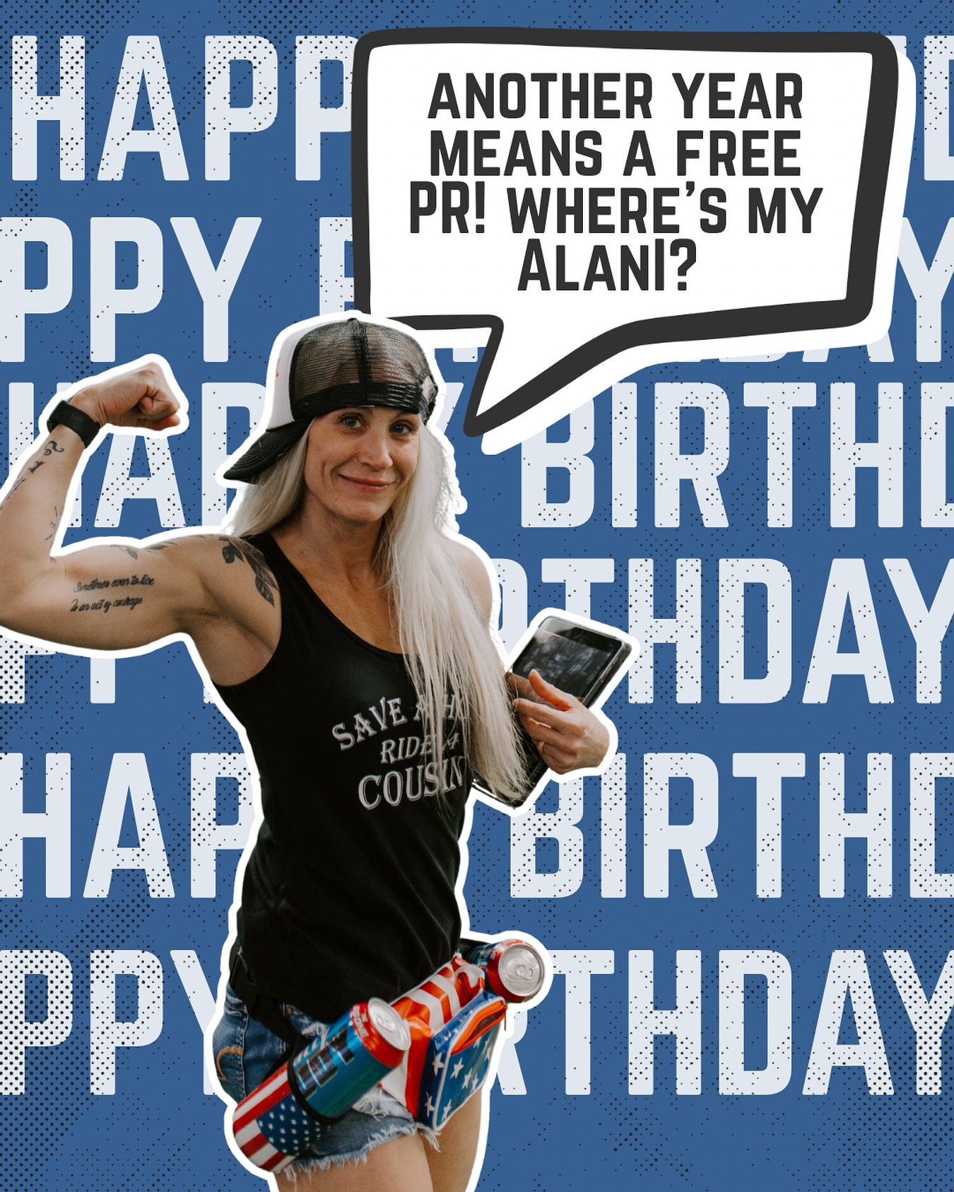 Happy birthday to Coach Hollie! New PR for days around the sun! Somebody get this girl a celebratory Alani! She needs at least double to stay up past 8pm now a days 😂😂