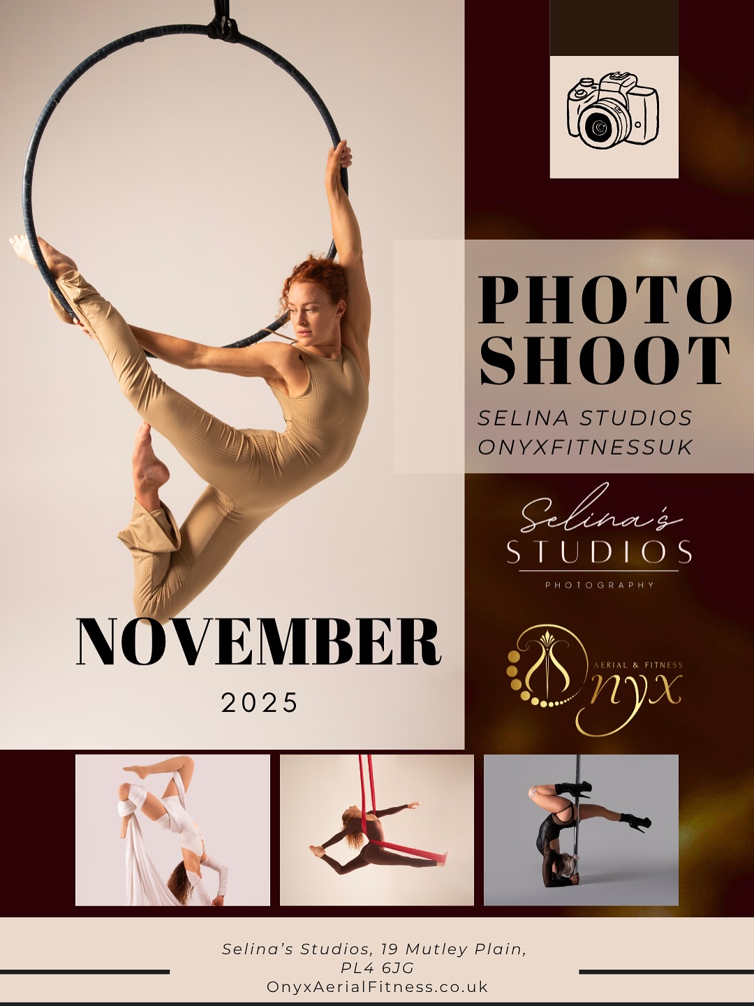 LETS GOOOOOOOOO
16th NOVEMBER PHOTOSHOOT OPPORTUNITY 📸
DM us for your booking link
Very limited spaces.
🌟⚜️👸👑💛
Much love, Onyx & Selina.