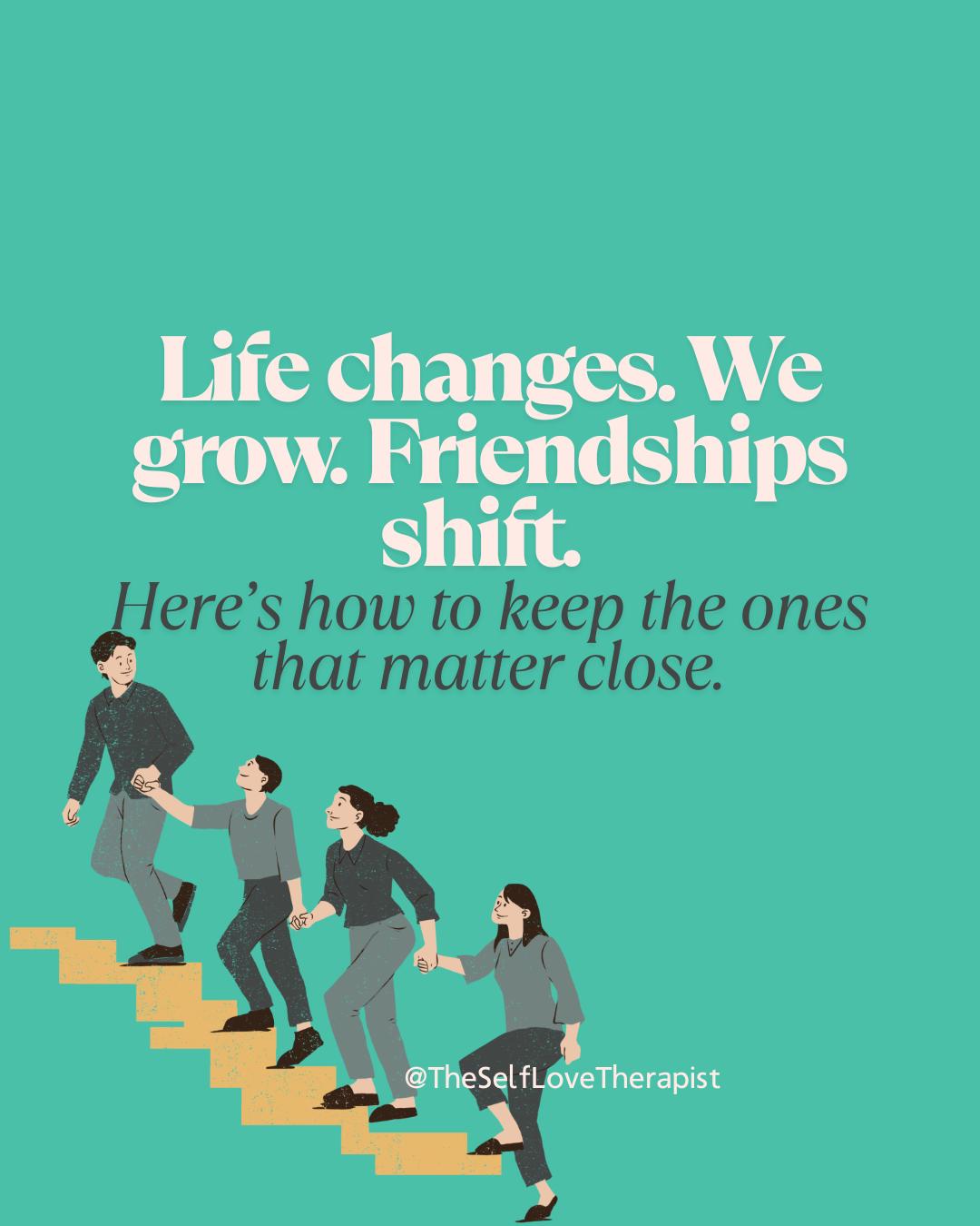 Adult friendship is its own journey.
When you’re healing, parenting, working, unlearning, or just trying to stay afloat, friendships can quietly shift. Not because you don’t care — but because you’re growing, stretched, surviving.
💭 Maybe you’ve felt the sting of a friendship fading.
💭 Maybe you’ve outgrown the people you once called home.
💭 Maybe you’re craving connection, but aren’t sure where to start.
Here’s the truth: friendships change as we change. And that’s not failure — that’s life.
🌿 Keeping friendship strong in the messy middle looks like:
✨ Choosing depth over frequency
✨ Naming the season you’re in
✨ Speaking your needs with care
✨ Releasing resentment when people can’t meet you
✨ Honouring the ones who keep showing up
You’re allowed to grow. You’re allowed to outgrow.
And the friendships rooted in real love? They’ll grow with you.
💬 How have your friendships evolved as you’ve grown?
📌 Save this post if you needed this reminder today — and send it to a friend you’re grateful for.
#TheSelfLoveTherapist #AdultFriendship #HealingInRelationships #GrowingAndGrieving #BoundariesAreLove #BlackMentalHealthMatters #TherapyForWomen #TherapyForHealing #RelationalTraumaRecovery #SoftnessIsStrength #RewritingRelationalScripts