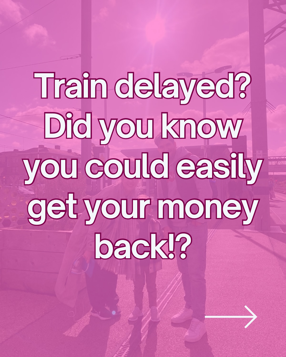 We were heading to London recently when our train ended up running late. Frustrating, right? 😩😩😩 But then I discovered Delay Repay!
Here’s how it works:
• If your train arrives at your destination 30 minutes or more late, you’re eligible for a refund
• The exact amount depends on how late you are and which train company you travelled with
• Claiming is simple: just go to the train company’s website, fill out a short form with your journey and ticket details, and they’ll even estimate your refund for you. I did a quick google and it took me straight through to the relevant delay relay page
• Some companies will pay directly into your bank account, while others may offer vouchers, depending on your preference
• Most refunds appear within a few days to a few weeks, depending on the provider
On the way home, I filled out the form (literally a 5 minute process) and a few days later, the money landed straight in my bank! 💷✨
So next time your train’s delayed - claim for that inconvenience! Just search “Delay Repay” with your train provider and fill in the quick form! No complaint emails needed 👏🏼 Easy peasy 👌🏼