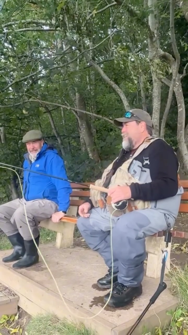 Met on the trails. A canny duo. Tim and Tony from New Hampshire and the New Forrest… “You should’ve seen the one that got away!” 🐟
#visitnorthumberland #visitbritain #adventureawaits #salmonfishing