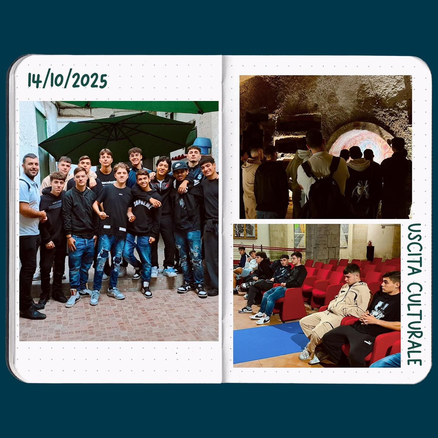 prima uscita culturale di quest’anno: Catacombe di San Gennaro! 🤩
è stata una giornata che ci ha ricordato quanto conti esserci l’uno per l’altro, insieme💙