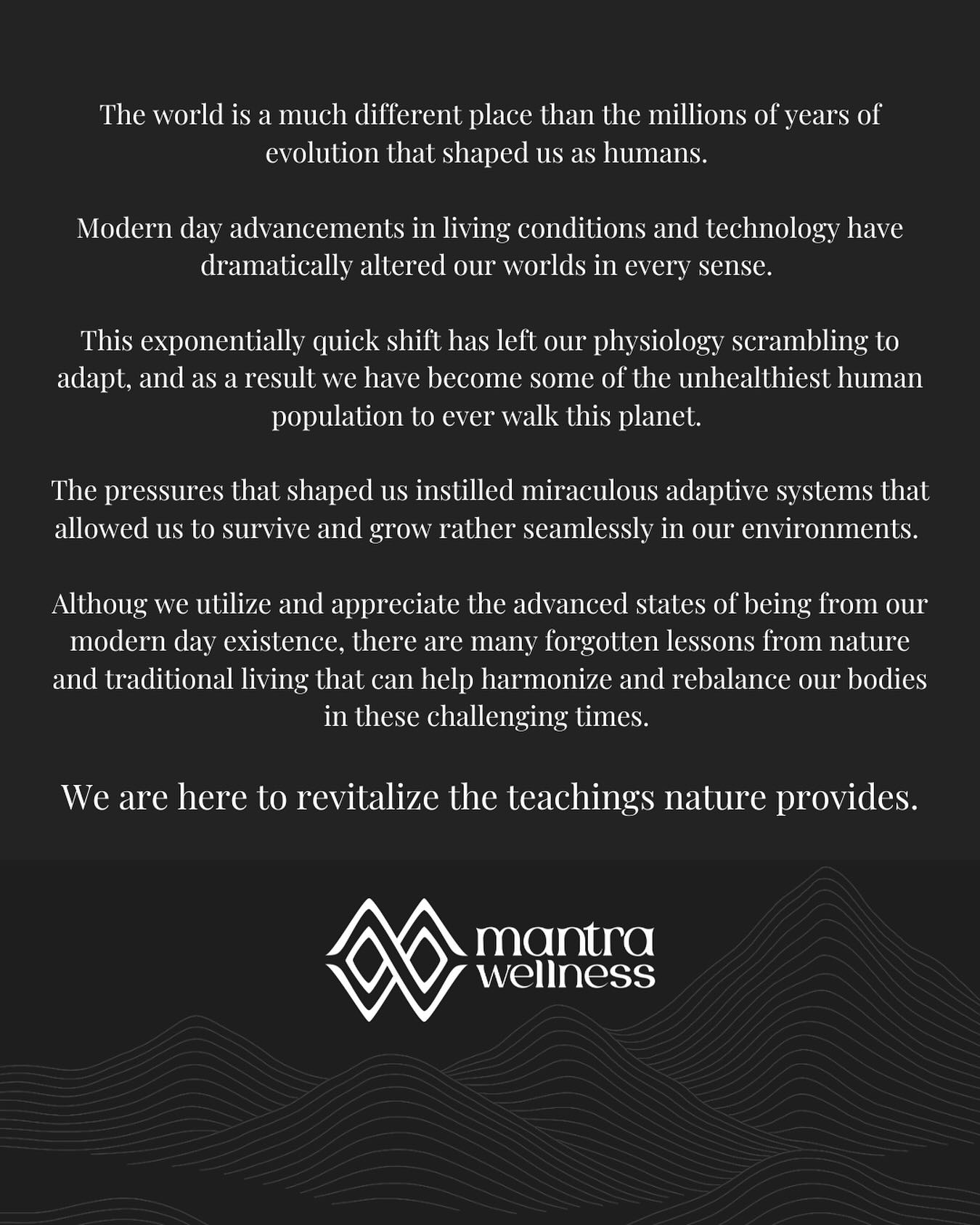 We are here to revitalize natures teachings.
Checkout Mantrawellnessnpo.com to learn more.
✨