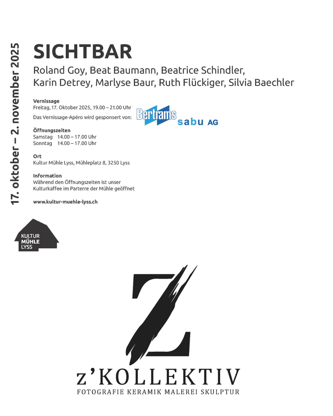 🎨 Vernissage von Ruth – ab morgen in Lyss!
Seit einem Jahr darf ich ihre Kunst täglich bewundern in Proseco – jetzt zeigt Ruth ihre Werke ganz offiziell.😍 bin sehr stolz auf dich @ruth_ad_art
📍Vernissage in Lyss – komm vorbei!
Ich werde auf keinen Fall fehlen – und vielleicht sehen wir uns dort?
Denn mal ehrlich:
Was könnte schöner sein, als so viele Talente unter einem Dach?