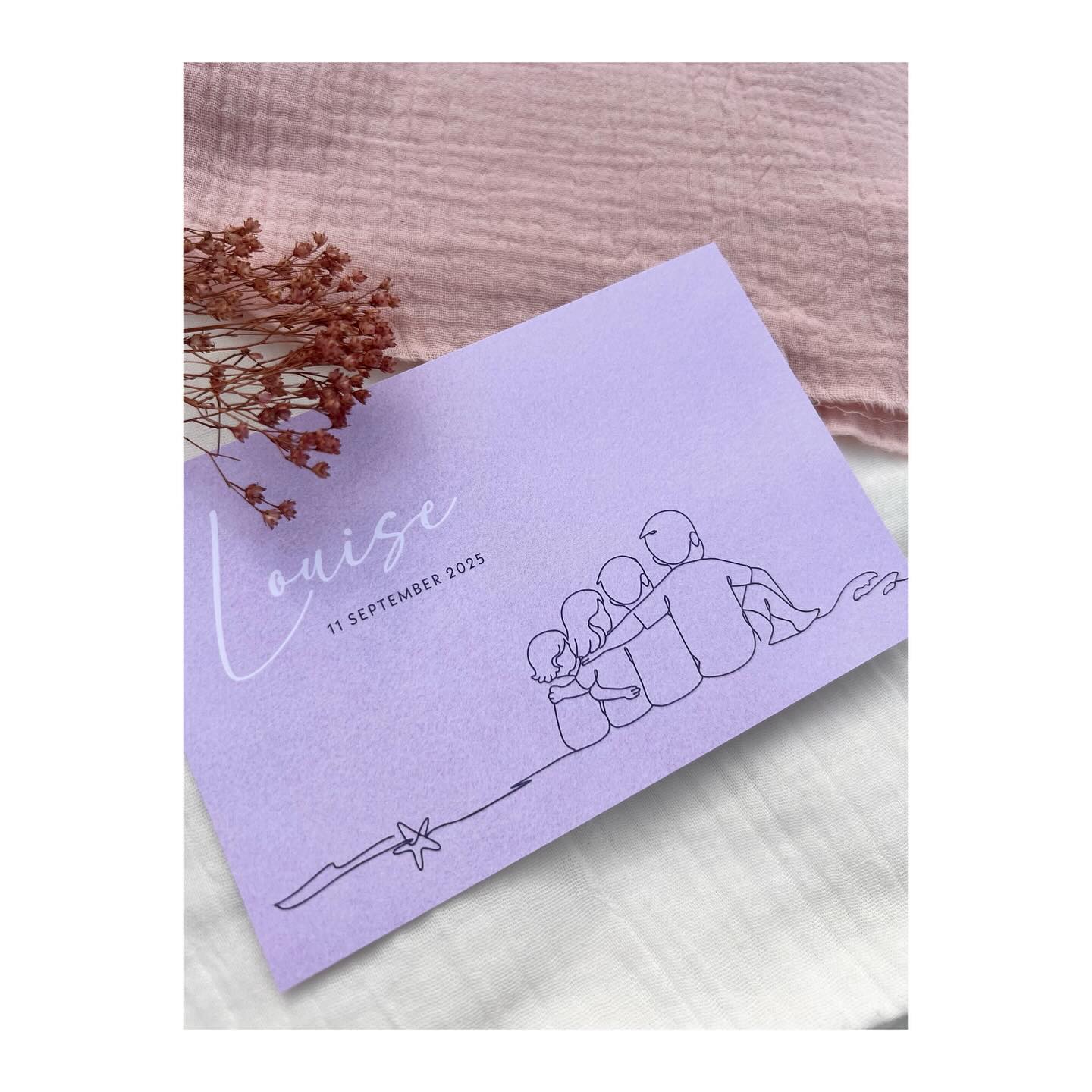 Welkom Louise 💜
#geboortekaartjes #geboortekaartjeopmaat #geboortekaartjesbelgie #aquarelgeboortekaartje #doopsuikeropmaat