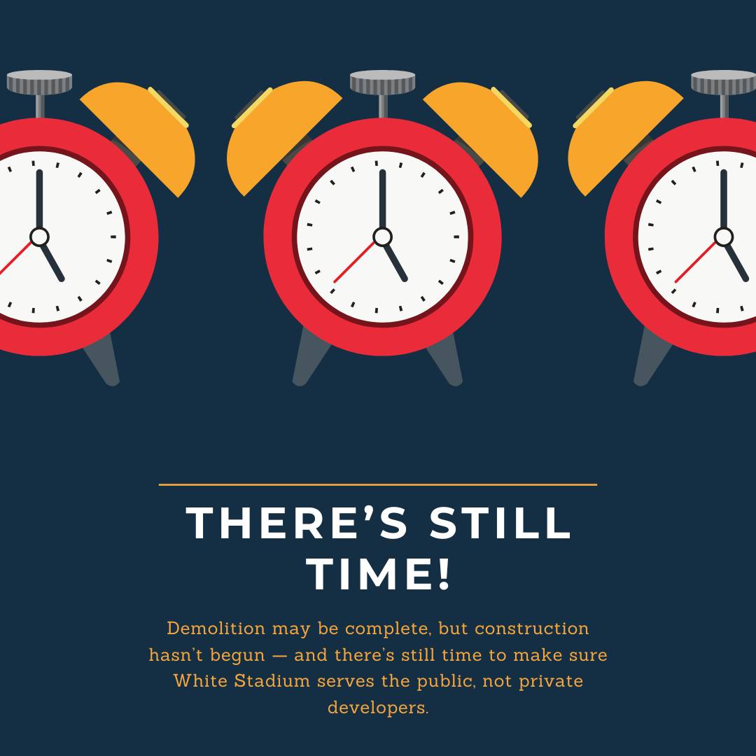 Friends, the fight for Franklin Park is far from over. Demolition may be complete, but construction hasn’t begun — and there’s still time to make sure White Stadium serves the public, not private developers.
Become a Franklin Park Defender: link in bio
Donate: link in bio
#TheresStillTime #SaveWhiteStadium