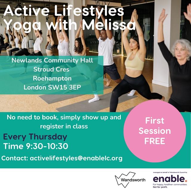 Tomorrow at 9:30 am come and join me at Newland. Community classes. Everyone is welcome!