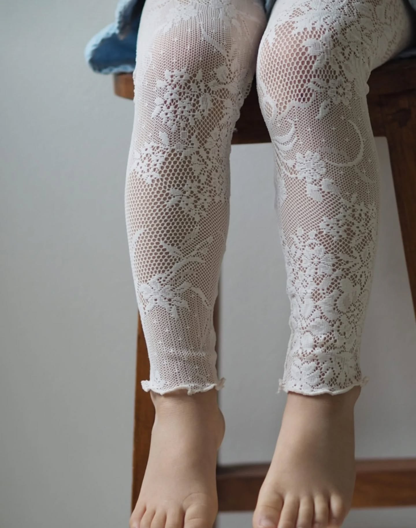 Lace leggings for little girls. Match it with skirts or dresses ❤️