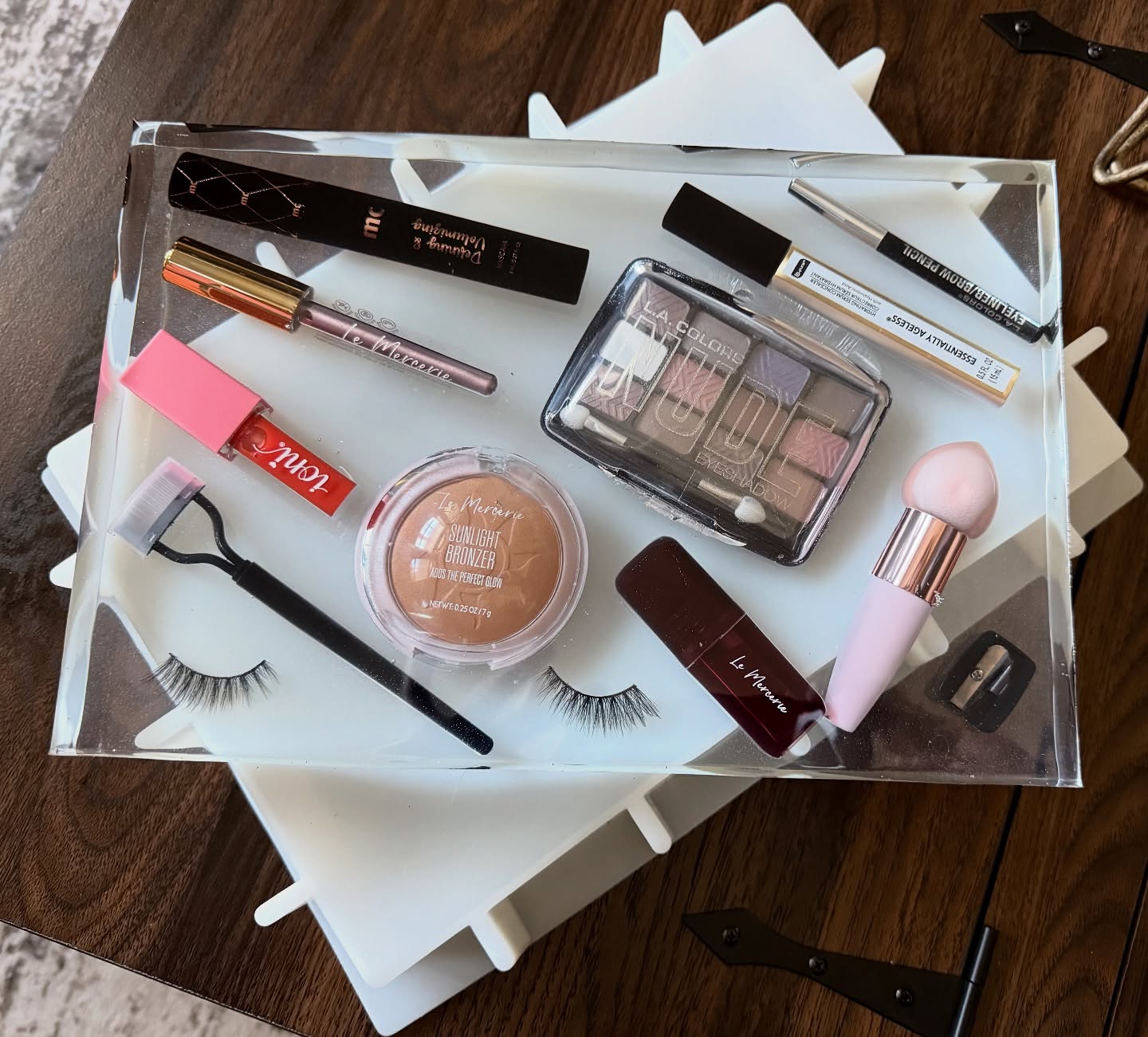 Turning resin into Glam!  Make inspired tray!