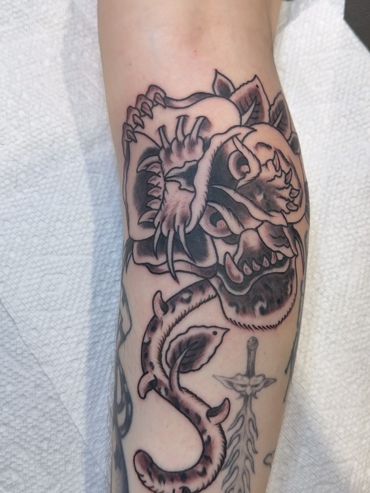 Dump of some other tattoos, fresh and healed from the @easttexastattooexpo . Good times with better people! Props to @brazen_brian @jfasulo_tattoos for runnin a great first expo. Thank you to everyone who got tattooed, bought some flash, and hung out!