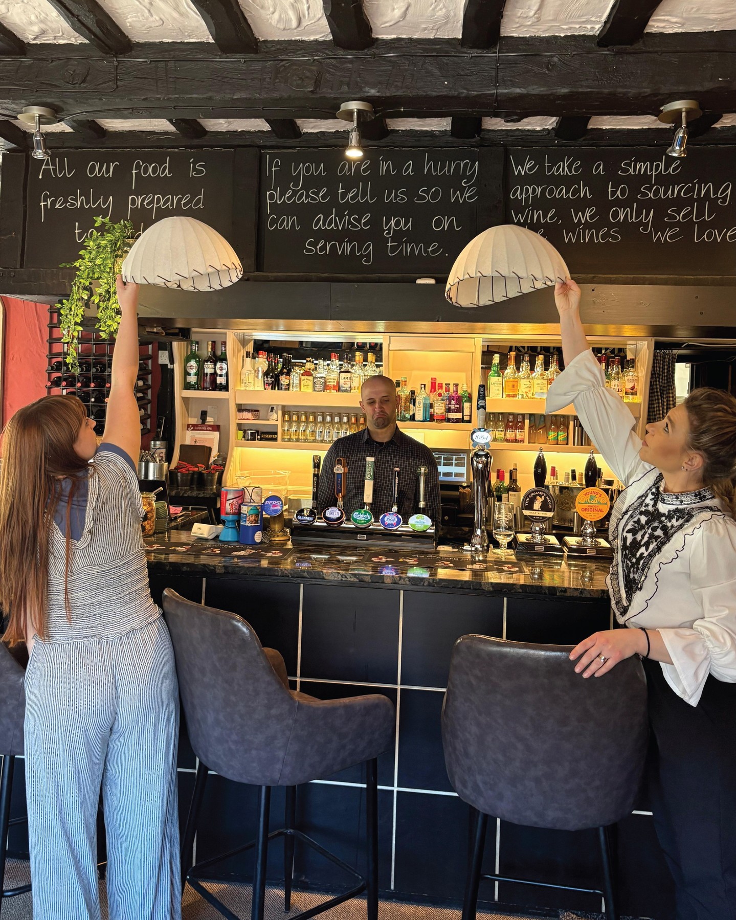 The heavy lifting never stops! 👻🎃 Jack is taking his role as the chief cocktail connoisseur and seasonal setup creative director very seriously...
We're officially on the countdown to the spooky season! Come and see the new decor we've put together at The Grumpy Moles 🍻 #thegrumpymole #grumpymolepub #surreypub #spookyseason #halloween