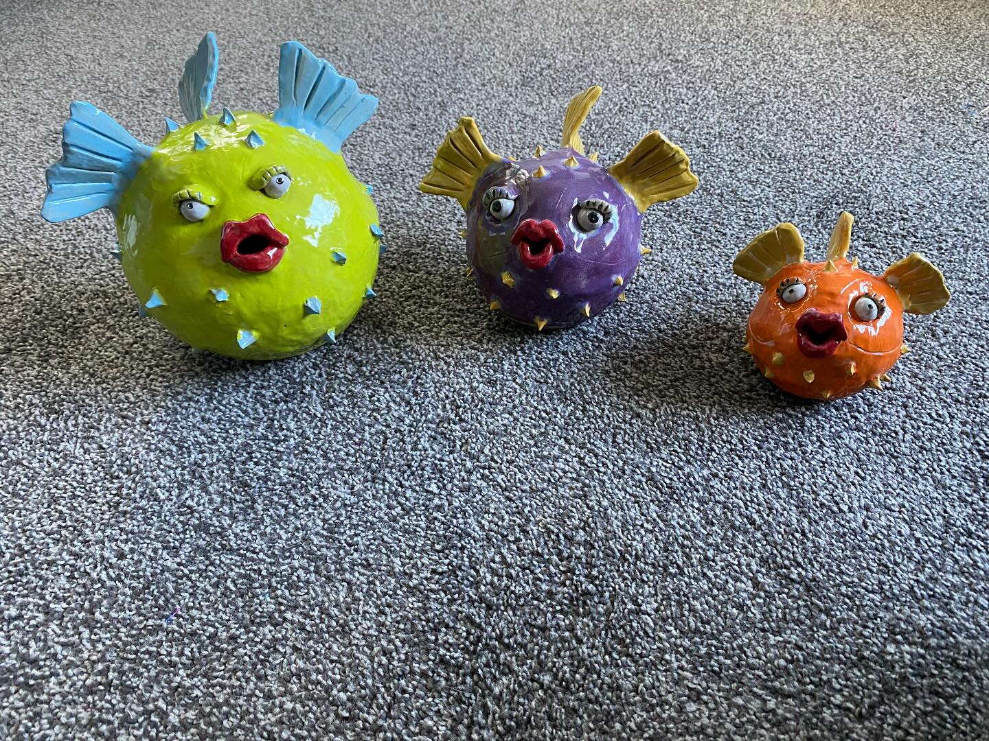 Very happy with how the big puffer turned out. Might need to put it in Ceramicus after all😊