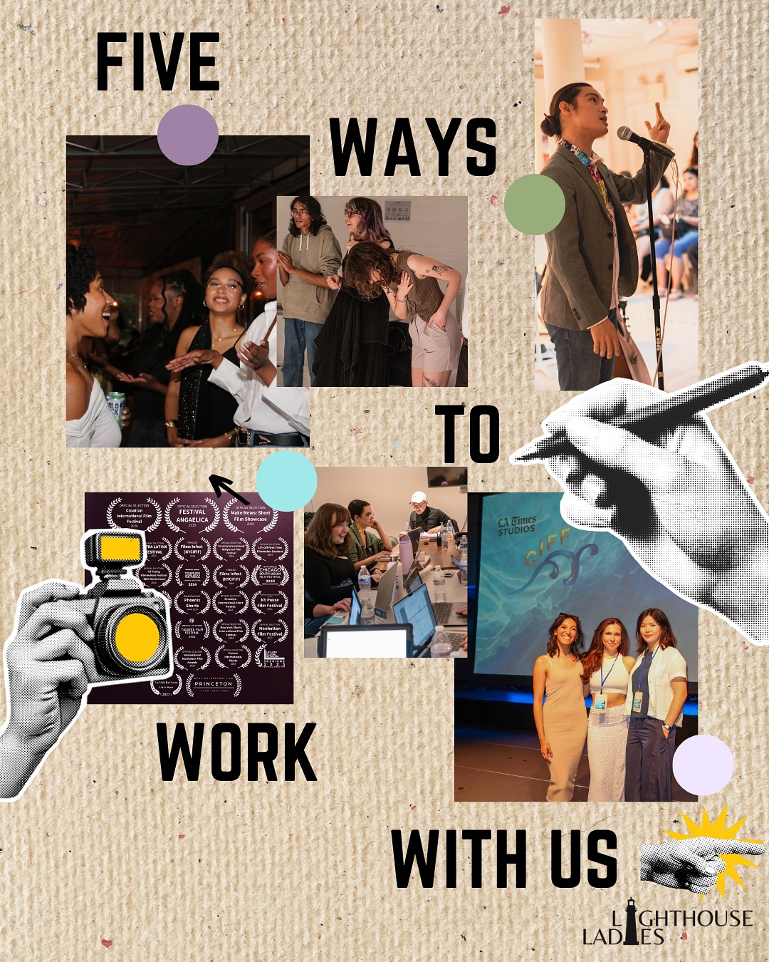 Want to work with us but don’t know how? Here are five ways to connect and collaborate with Lighthouse Ladies! We’re here to support you and make your artistic dreams come true, from producing support to affordable headshots to innovative networking events! Head to our Linktree to learn more!
#lighthouseladies #lighthouseladiesco #productioncompany #nycproductioncompany #nycfilmmakers #creatives #nyccreativecommunity #creativesofnyc #howtoworkwithus #creativesupport #indiefilm #indiefilmmakers