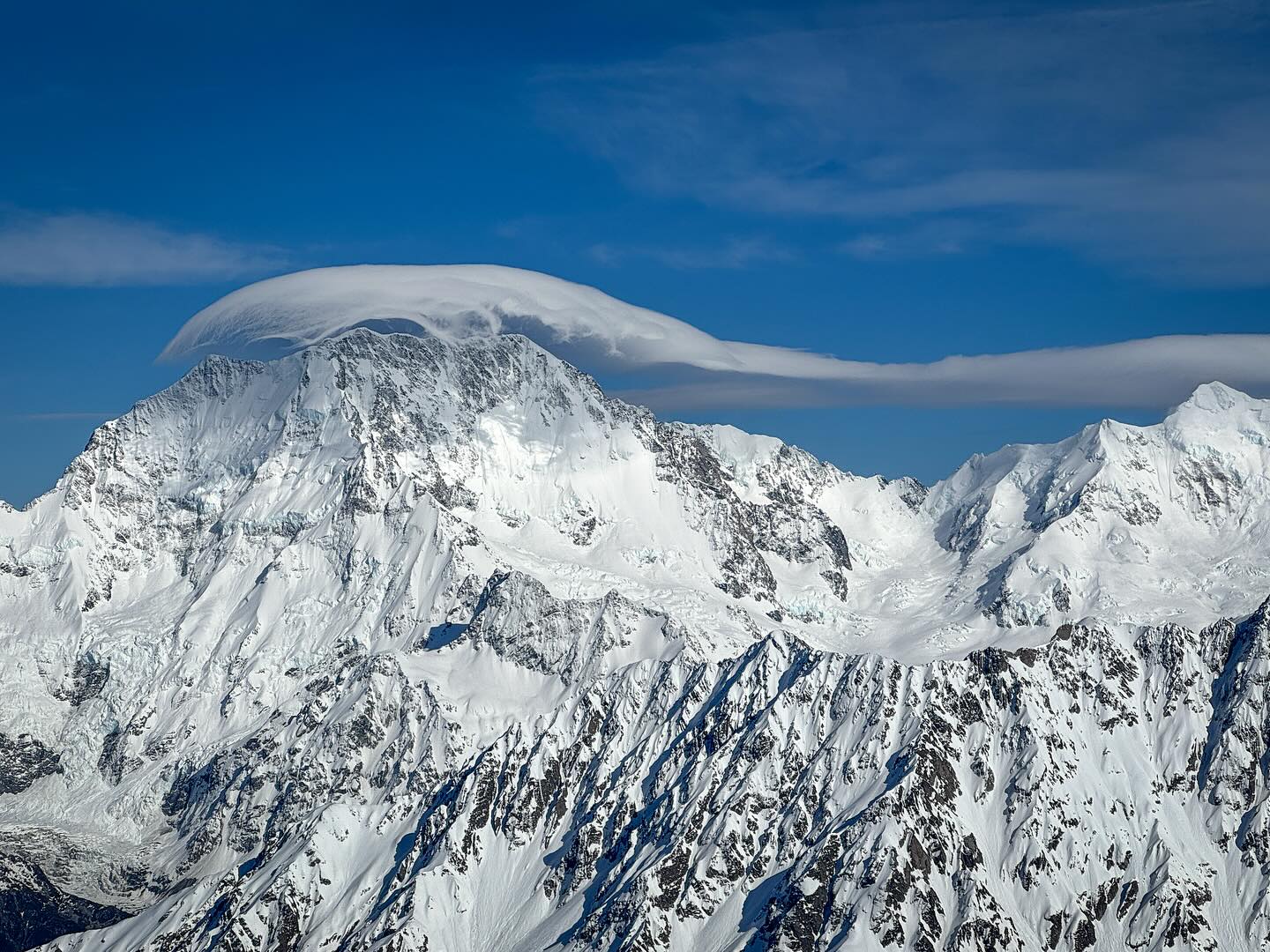 Aoraki/Mt Cook looking magical this morning 💙
The legendary nor' west has hit hard this spring, so we're taking every opportunity to fly guests into the mountains when we can. Nice to have a busy morning up above!
#aoraki #mountcook #helicopterflight #scenicflight