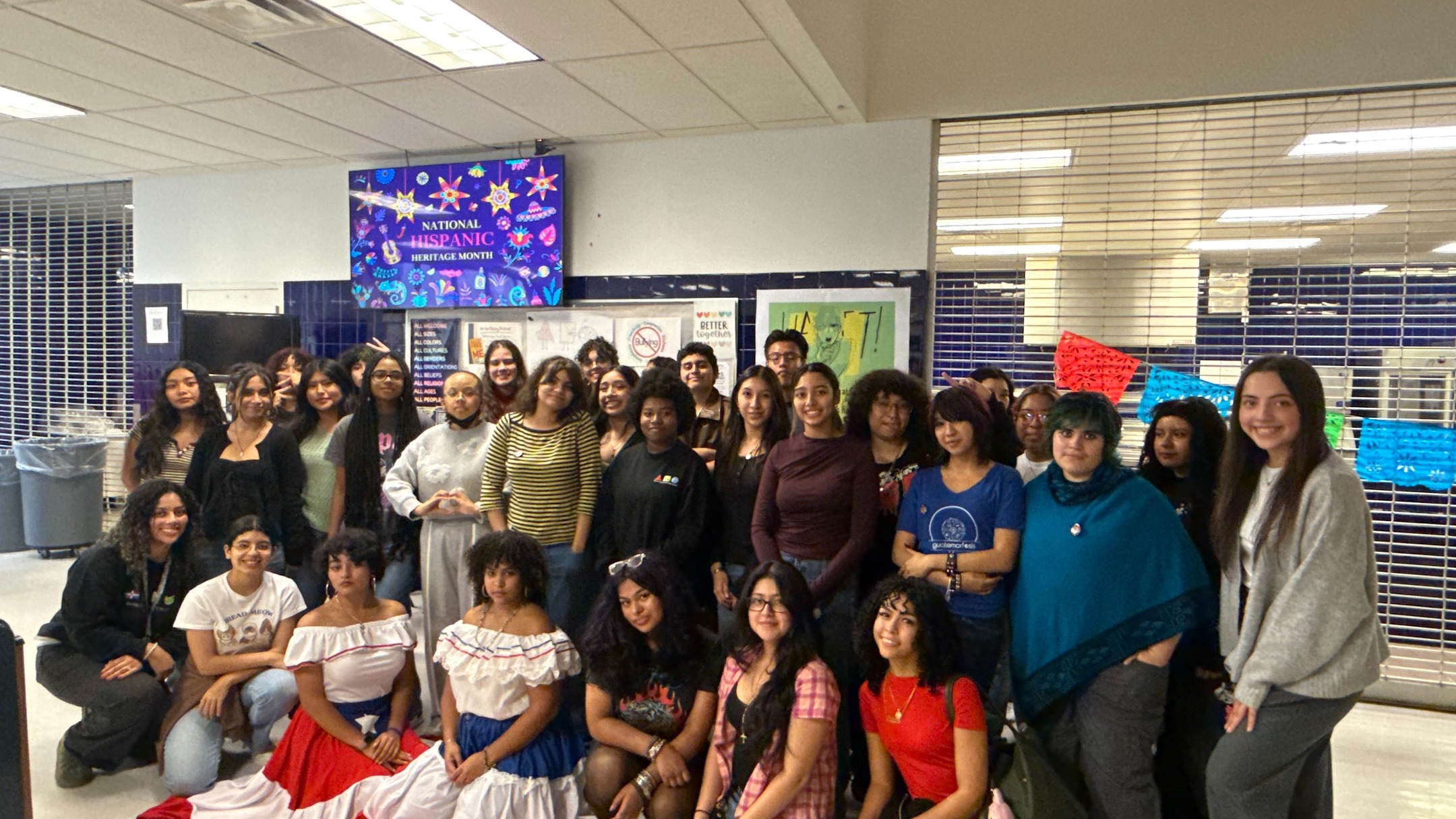 A&D wrapped up Hispanic Heritage Month in style on October 15th with empanadas, games, and baile! 🎉 Latinx Literature brought the vibes with Lotería, Dominoes, maraca & skull painting, plus merengue and bachata lessons! 💃🏽🕺🏽 ¡Celebremos la cultura! 🌟 #HispanicHeritageMonth #LatinxCelebration #CulturaViva