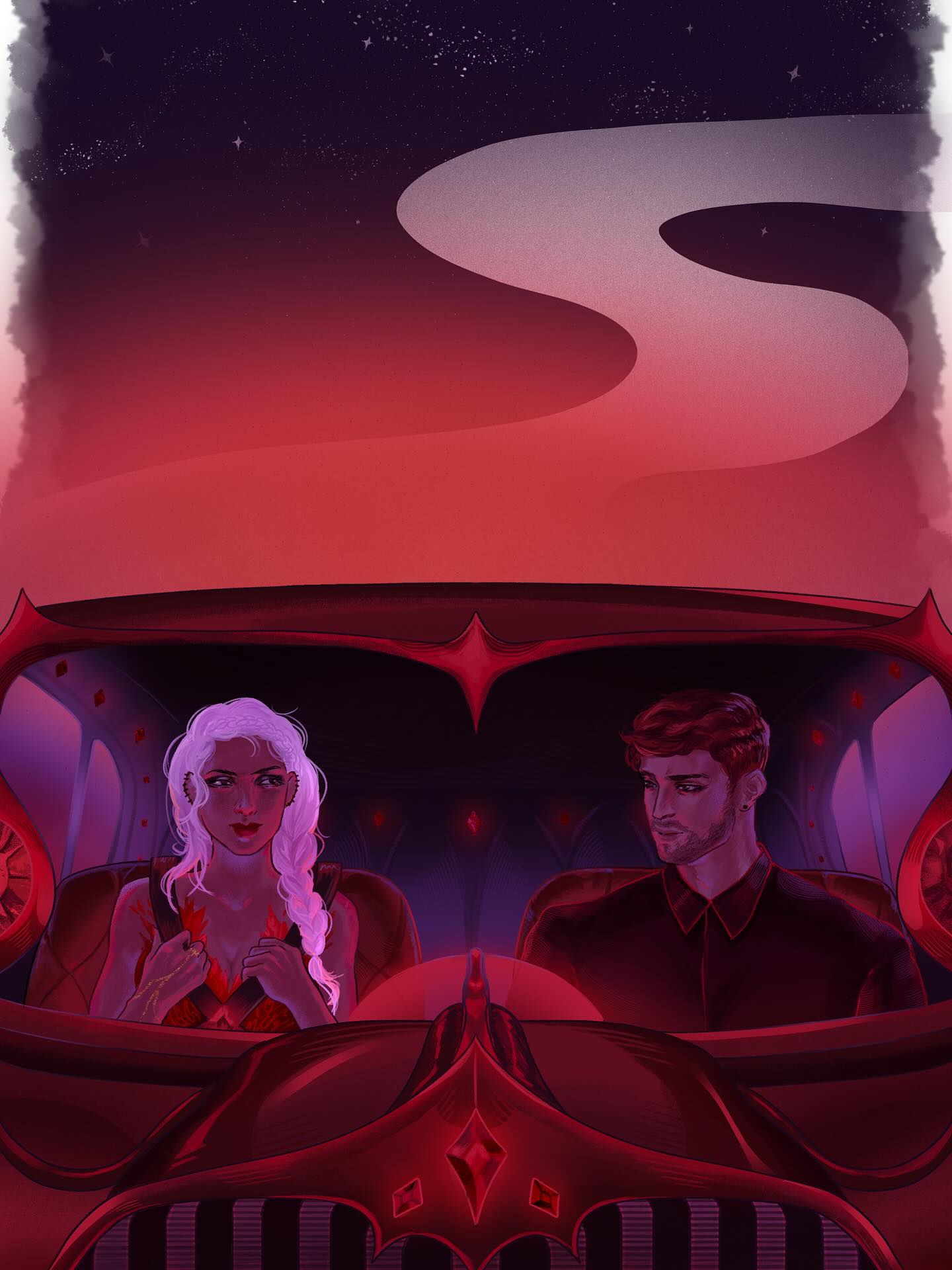 You guys. Please shout at @fernandawassermoth in the comments because these overlays for the LitJoy edition of Vesselless are STUNNING!🤩
Like, that Glo-Kar?! 😱🤩
And Liha?!
And the wall kiss?!
🤤
This edition is available to order now for @litjoycrate November TBR box!