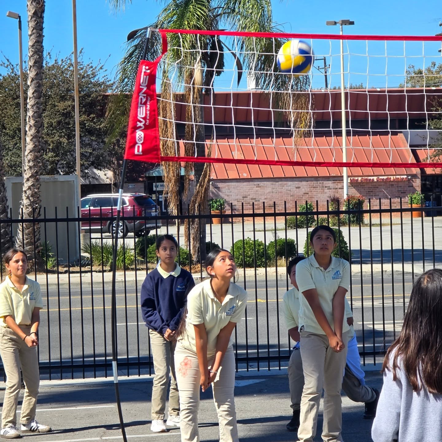 Mr. Trujillo's and Ms. Cordrey's class faced each other today in an epic volleyball game. The baby Bobcats we determined to win on, but today we have no winner. The game will continue tomorrow with Trujillo's class having scored 9 points and Ms. Cordrey's class has scored 8 points. Tomorrow, the winner shall be determined.