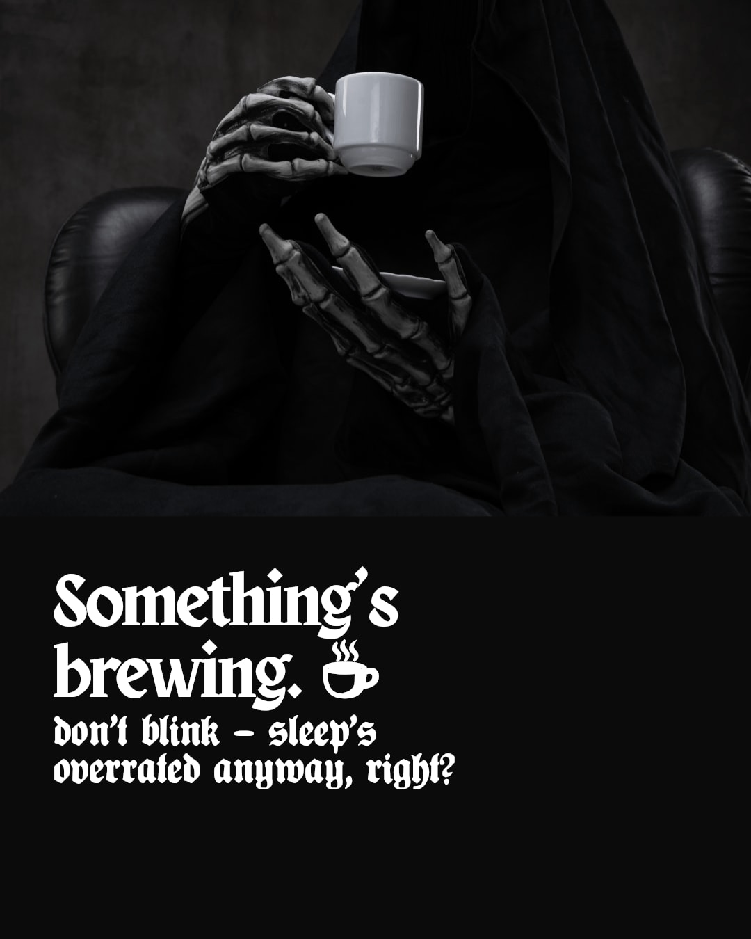 Keep your eyes out for the first drop date ☕
#DoubleDepressoCo #BrewedWithPurpose #StreetwearForTheEmotionallyExhausted #GothStreetwear #CoffeeAddict #AntiHustleCulture #MentalHealthAwareness #Acidwashstyle