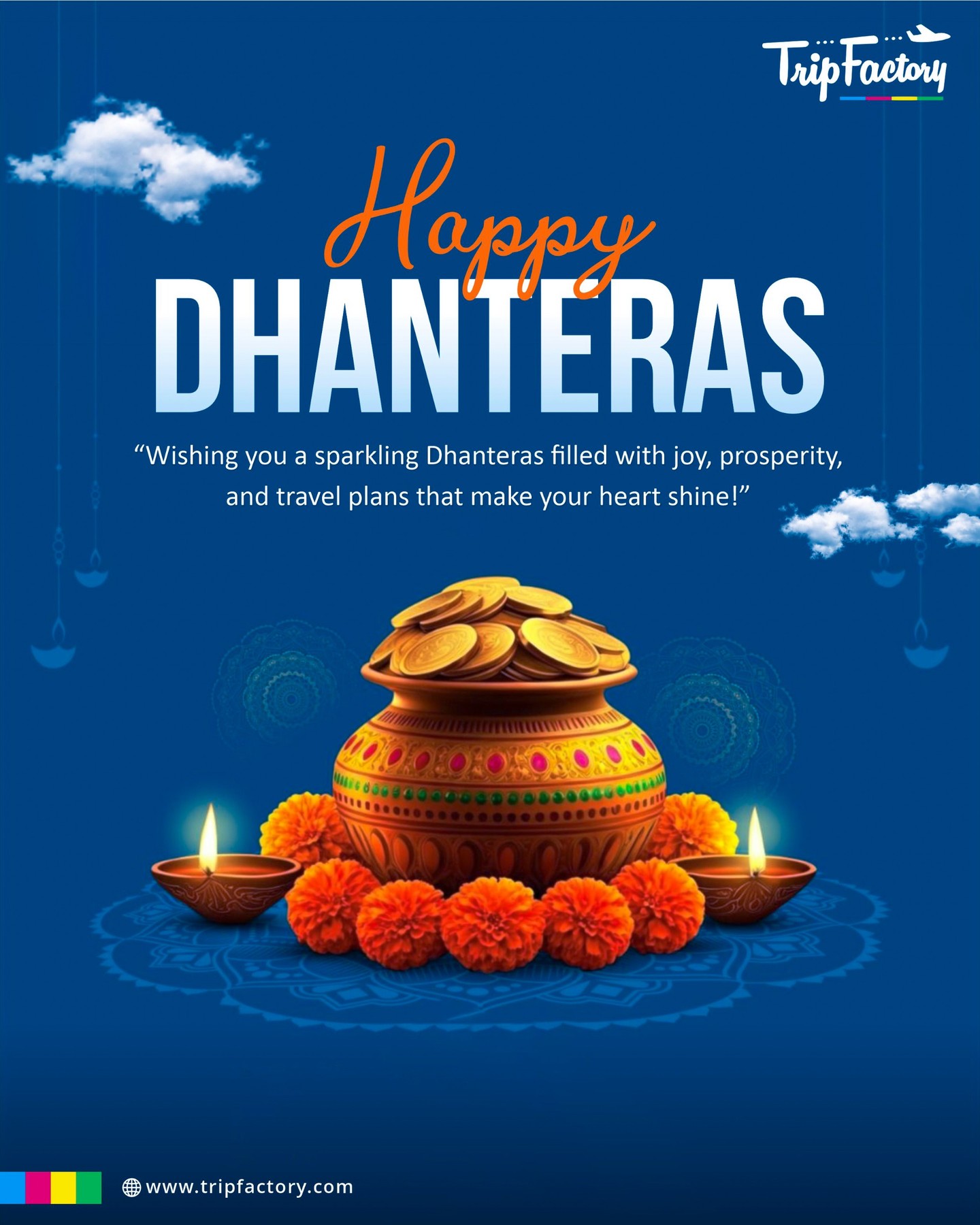 TripFactory Reviews: Reviews, Testimonials, Travelouge of Real Travelers 28 Wishing you all a sparkling Dhanteras filled with light, laughter, and endless travel dreams! ✨💰✈️
.
.
.
.
#HappyDhanteras #FestiveVibes #TripFactory