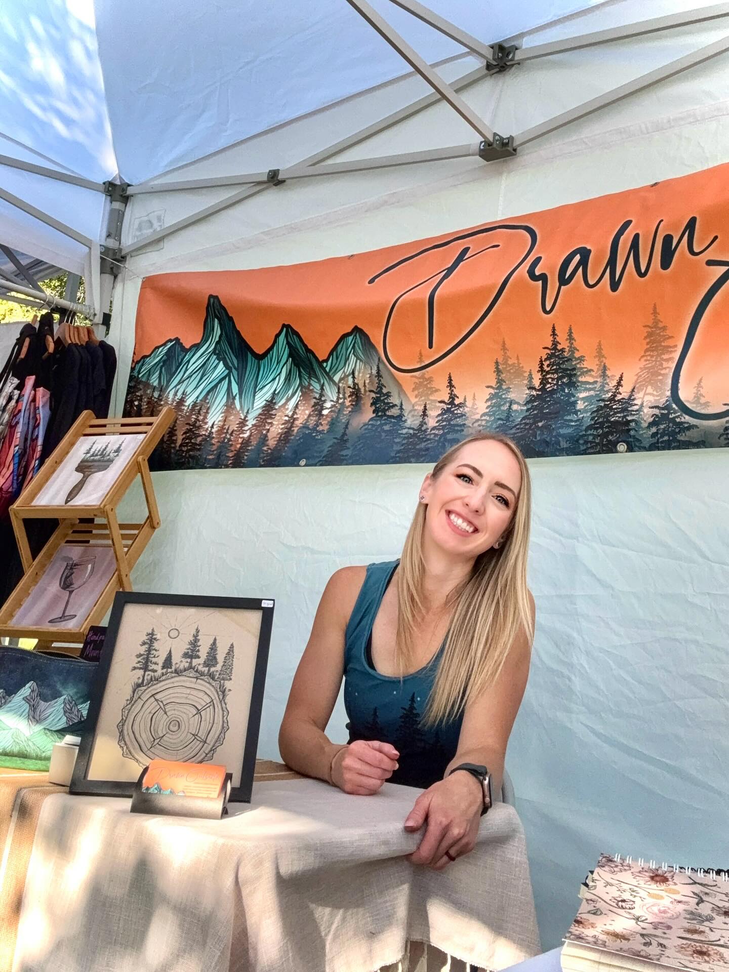 That’s a wrap on the 2025 outdoor market season!
The first photo is from opening day in Idaho Falls this spring, and the second is from my last market yesterday. It’s always fun to reflect how much happens between those two moments.
This season brought a lot of highs — meeting so many of you in person (I love when someone walks up and starts with “I follow you on Instagram…”), connecting with other artists and small business owners, and getting to travel a bit — including one of my favorite places on earth, Stanley. That weekend was a highlight for me… selling art by day, then camping and kayaking solo in the evening.
I’m feeling grateful for everyone who stopped by my booth this year, said hi, shared a story, or took a piece of my work home with them. Your support makes this all possible and that still blows me away.
I will be doing 3 winter markets this year, stay tuned on when and where soon!
#idahofalls #farmersmarket #smallbusinessowner #idahomade #madeinidaho