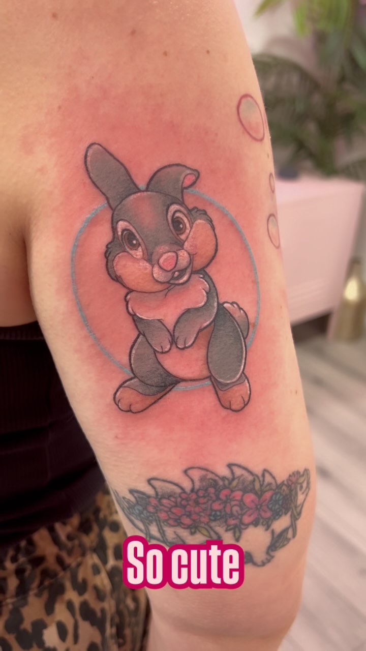 Omg, more cuteness please! 🩷
.
.
.
.
.
.
.
#disney #disneytattoo #thumper #rabbits #cute #socute #moreplease
#tattoo #tattoos #stowmarket #ink #inked #getinked #girlswhotattoo #tattooist #art #femaletattooist #gettattooed #prettyinink #Suffolk #girlswithtattoos #tatts #lgbtsafespace #dowhatyoulove #follow #femalerun #safespace #tattoosarecoolandyouknowit