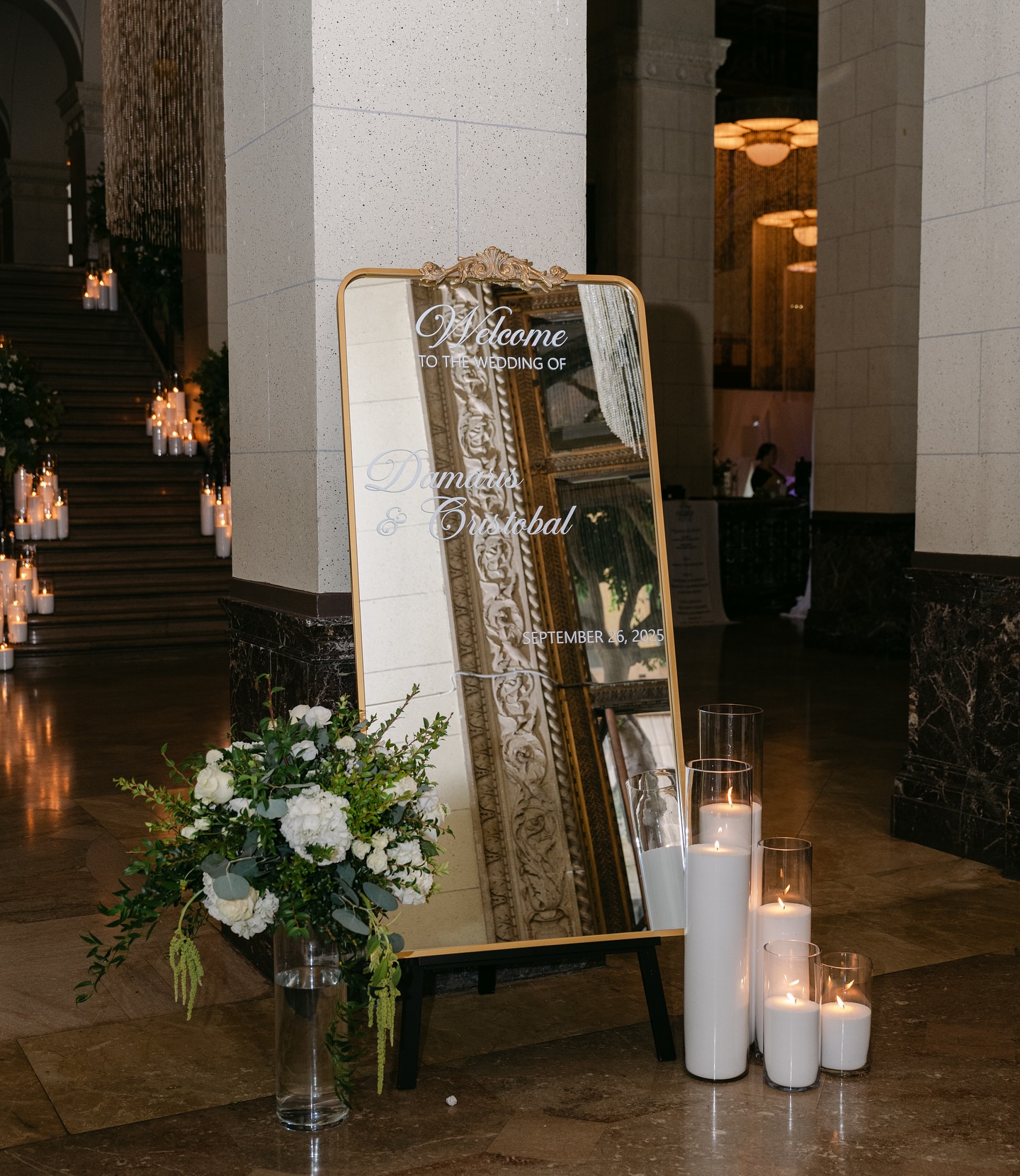 Heart eyes for every detail at C&D’s wedding at The Majestic Downtown.🤍💍✨
Planning and Coordination by @platinumeventplanningandmgmt
#weddingplanner#luxuryweddingplanner#weddingdetials#weddingreception#majesticdowntown